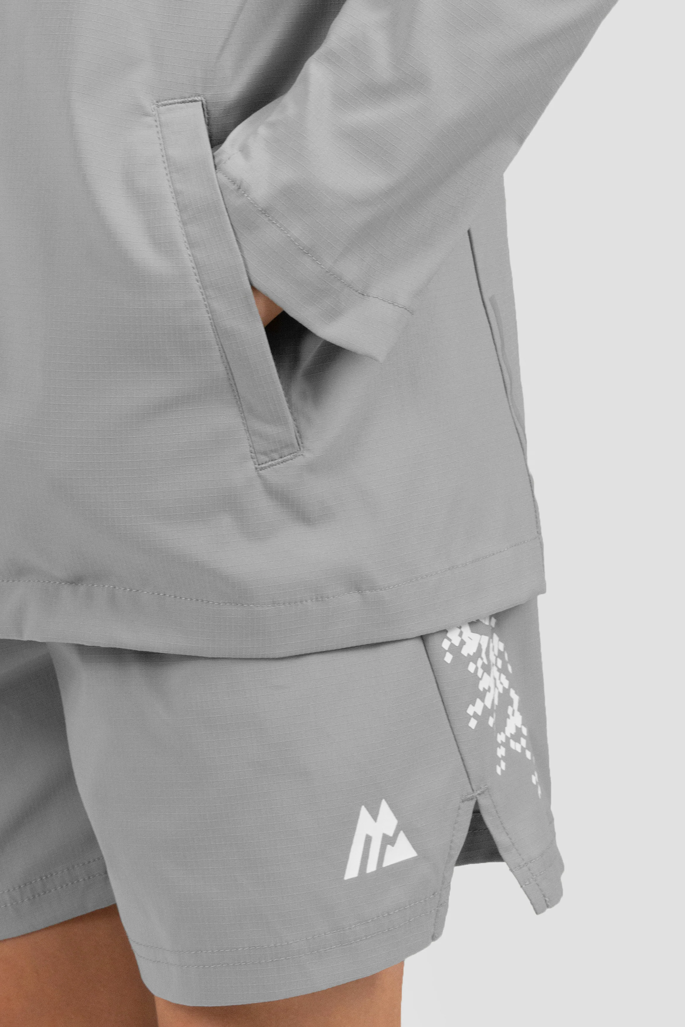 Boys Accelerate Windbreaker - Platinum Grey - Image 6