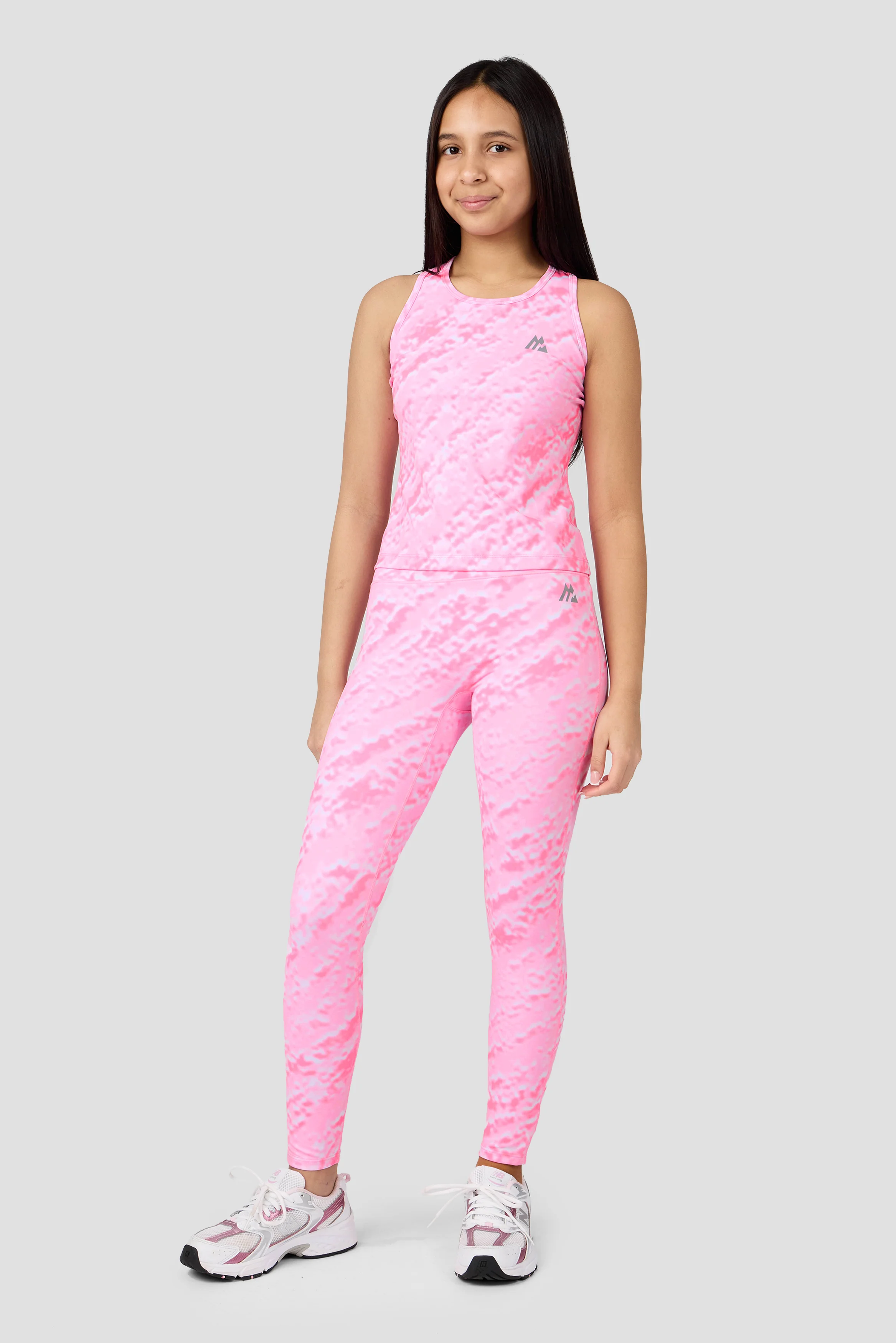 Girls Celeste Tank - Candy Floss/Fuchsia/White - Image 3