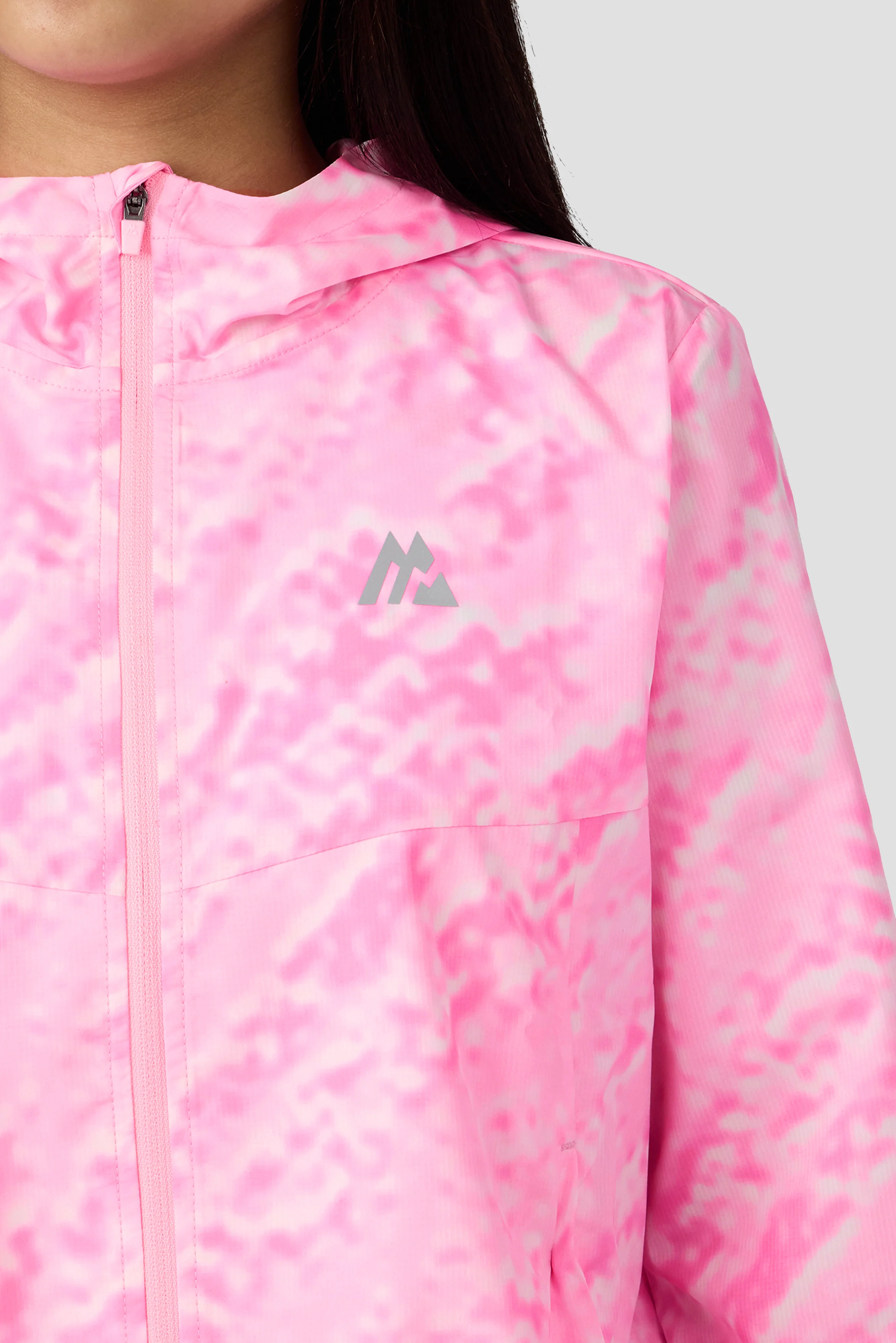 Girls Celeste Windbreaker  - Candy Floss/Fuchsia/White - Image 3
