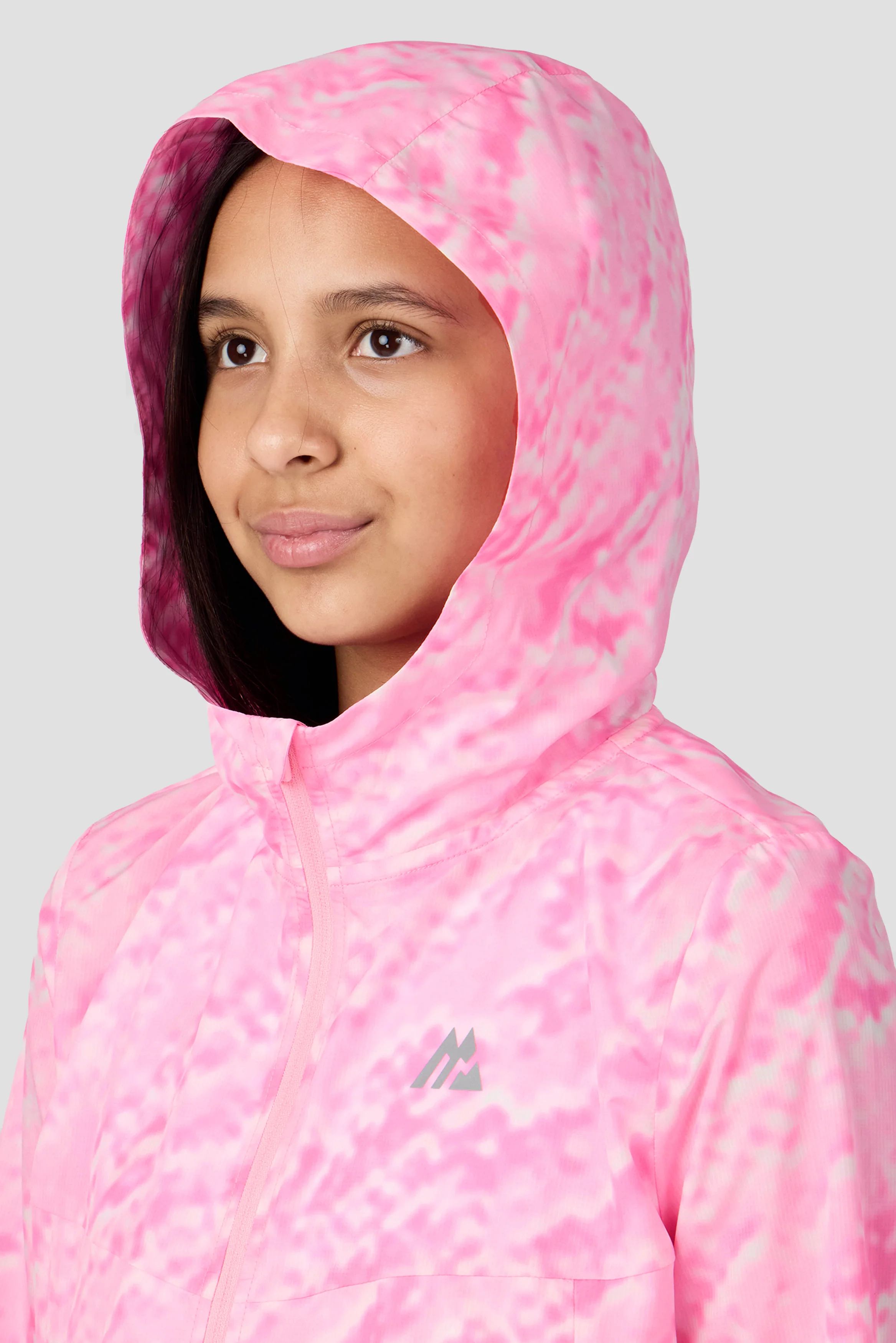 Girls Celeste Windbreaker  - Candy Floss/Fuchsia/White - Image 5