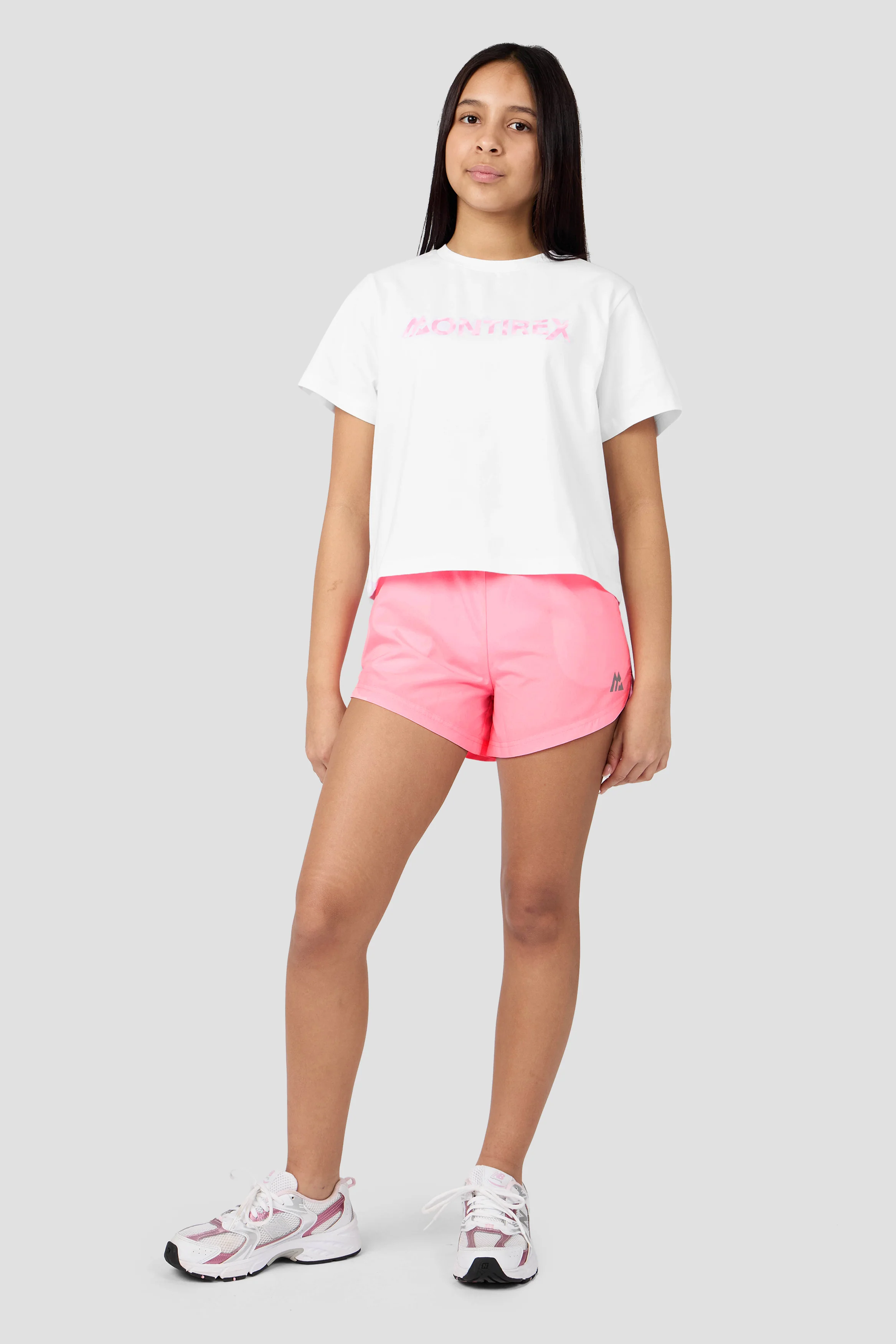 Girls Celeste Woven Short - Candy Floss/Fuchsia/White - Image 3