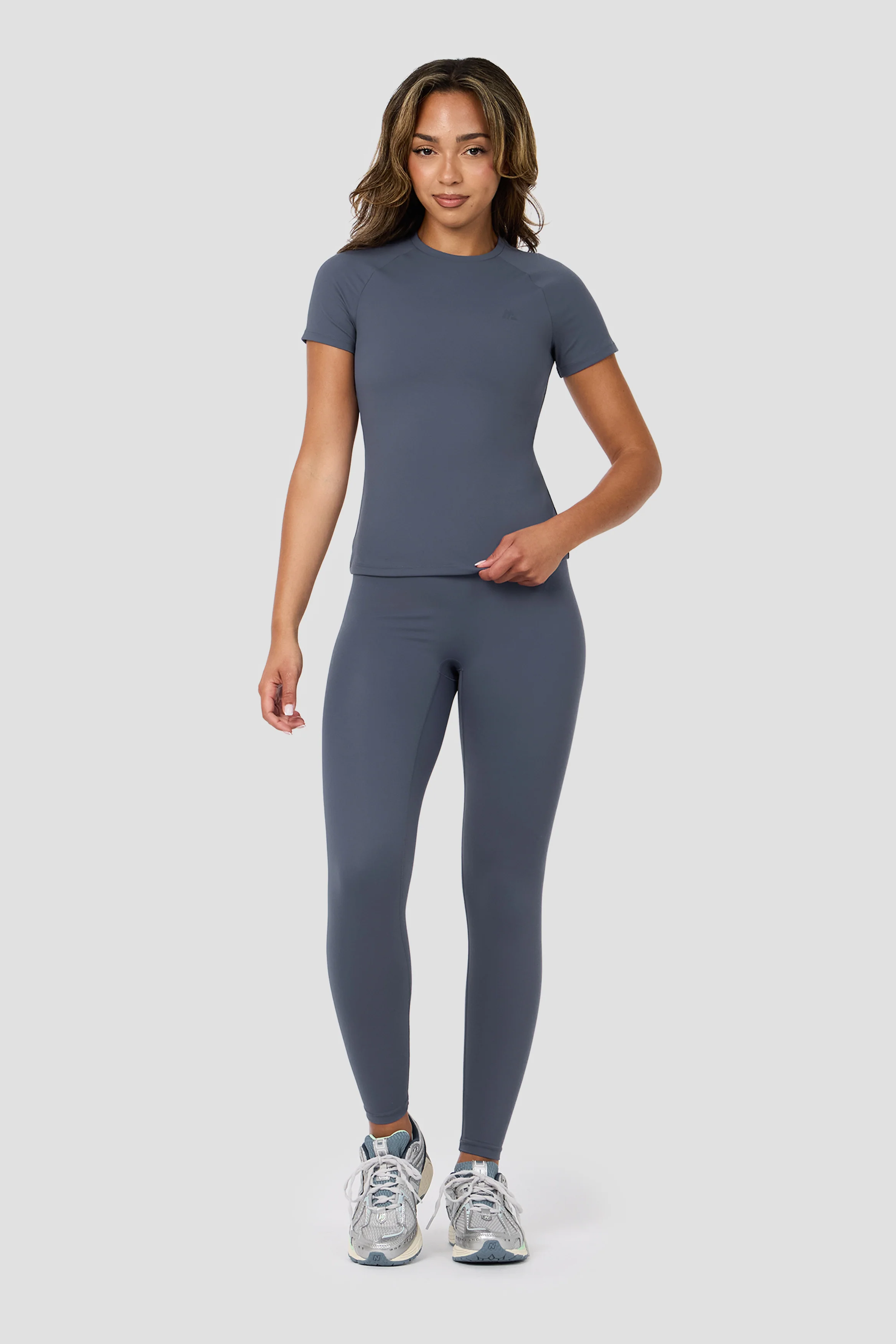 Form Baby T-Shirt - Greyed Indigo - Image 3