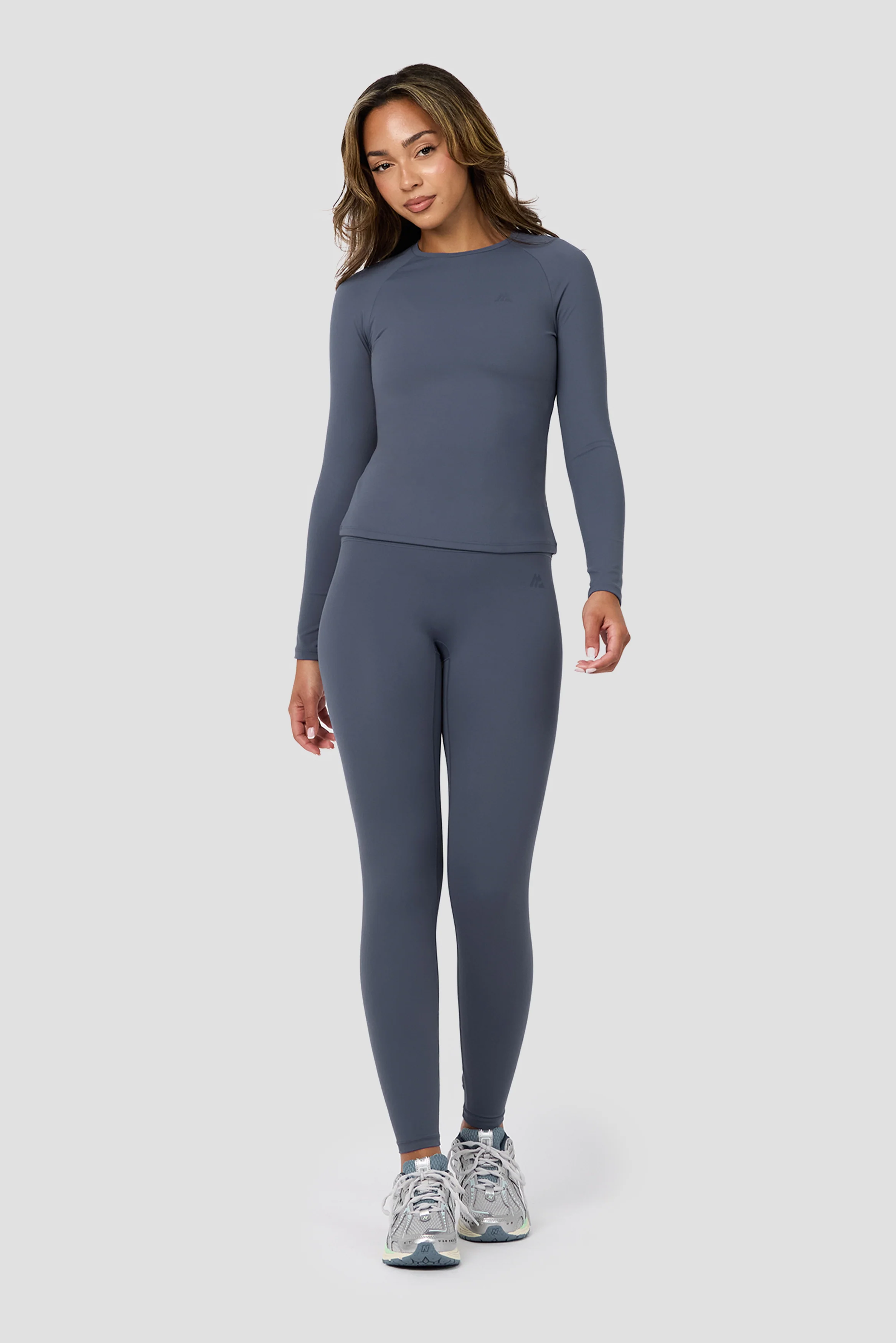 Form Long Sleeve T-Shirt - Greyed Indigo - Image 3