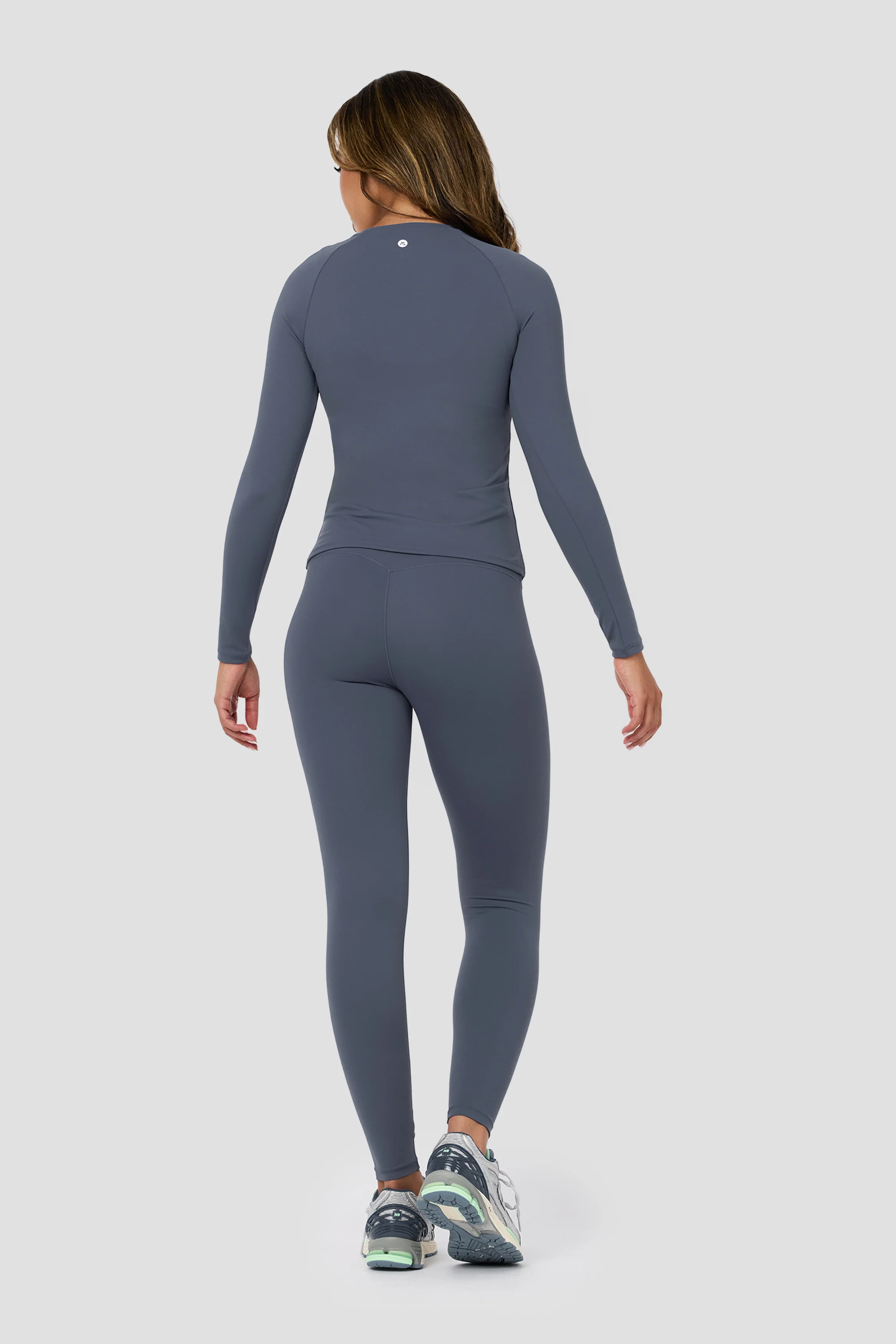 Form Long Sleeve T-Shirt - Greyed Indigo - Image 4