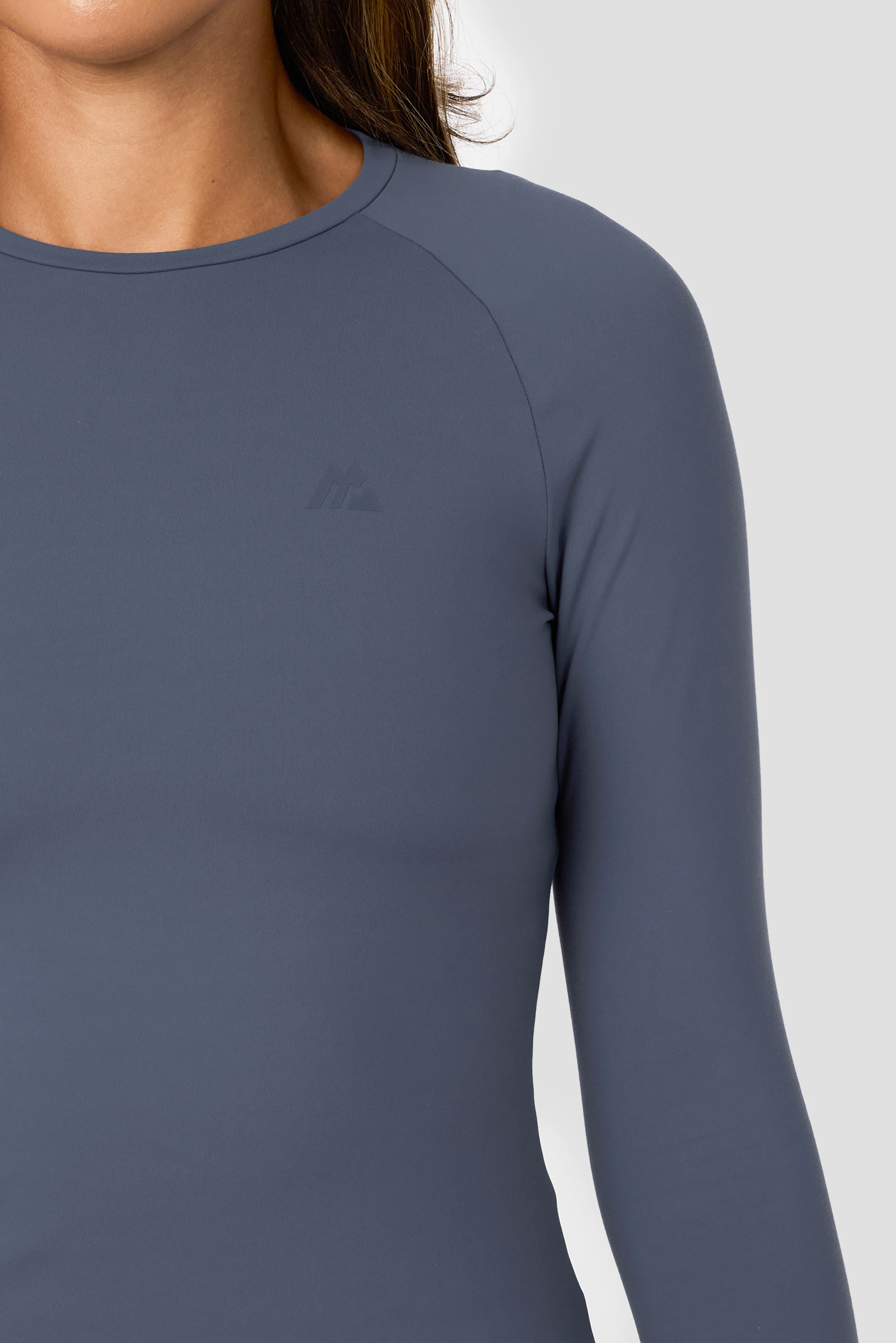 Form Long Sleeve T-Shirt - Greyed Indigo - Image 5