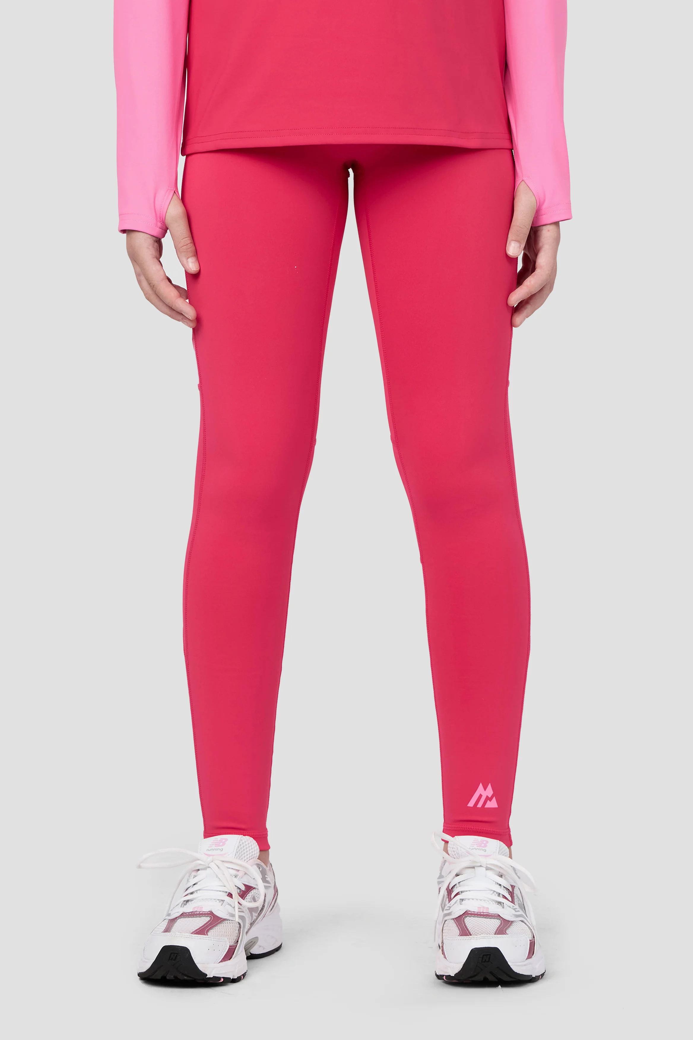 Girls Dash Legging - Hibiscus/Framboise - Image 3