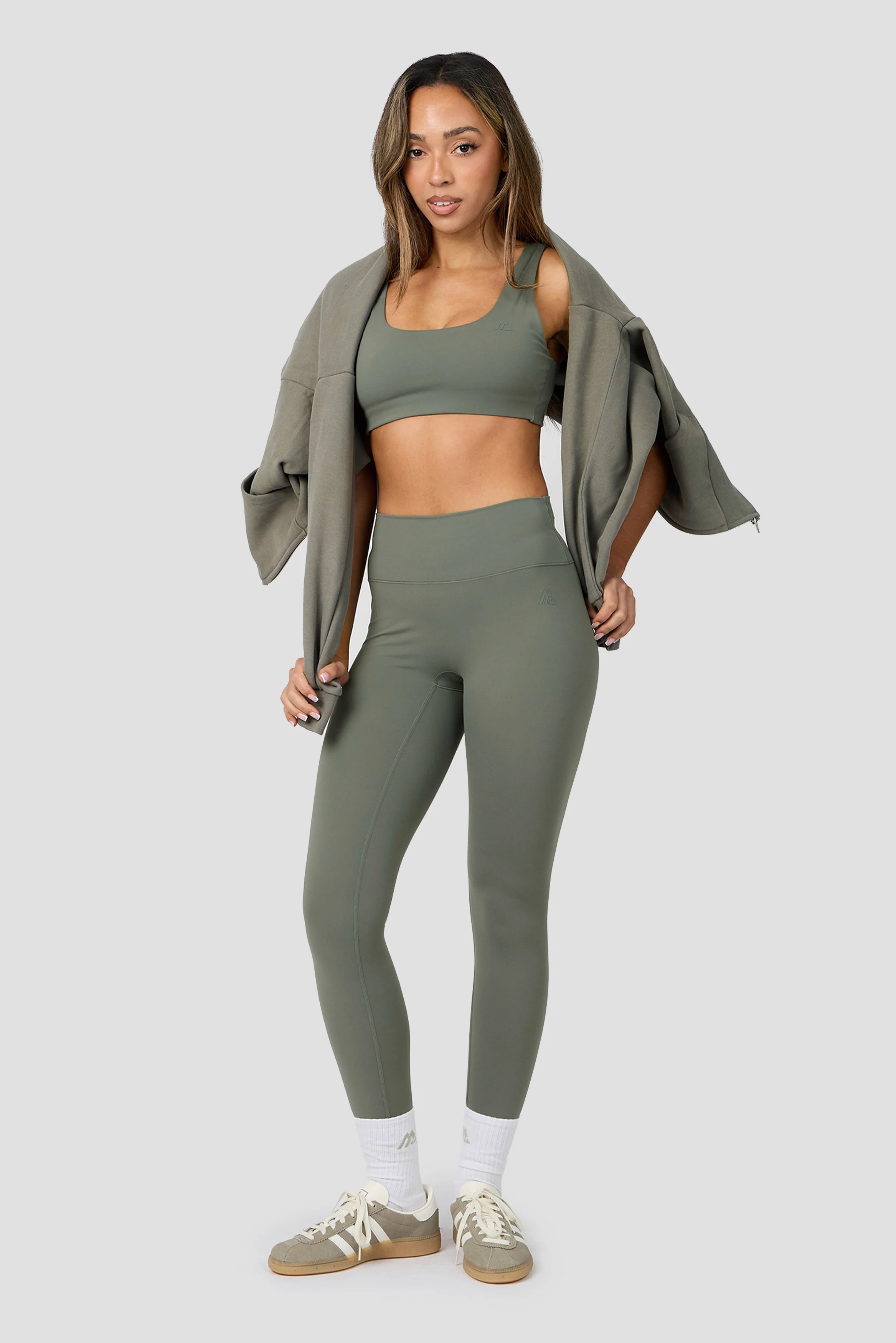 Form Sports Bra - Dark Olive - Image 4