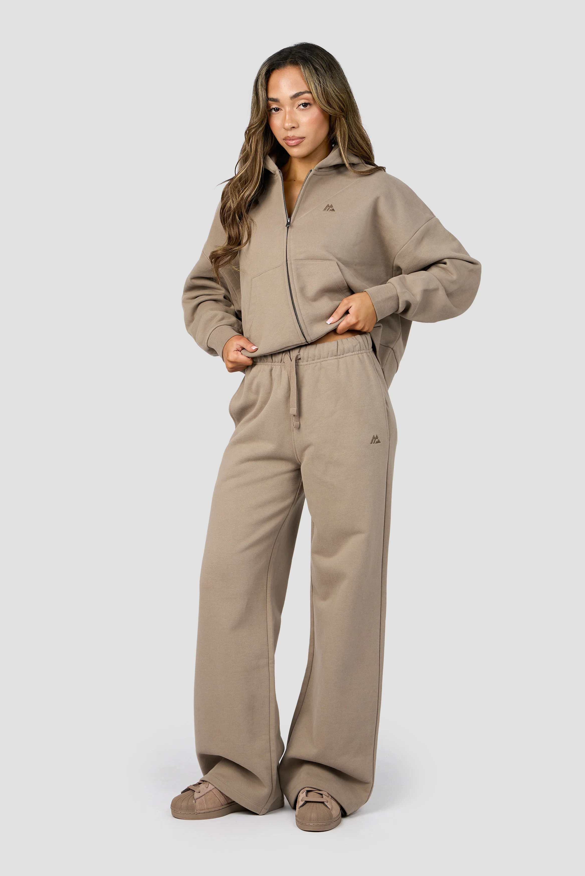 Form Wide Leg Jogger - Praline - Image 3