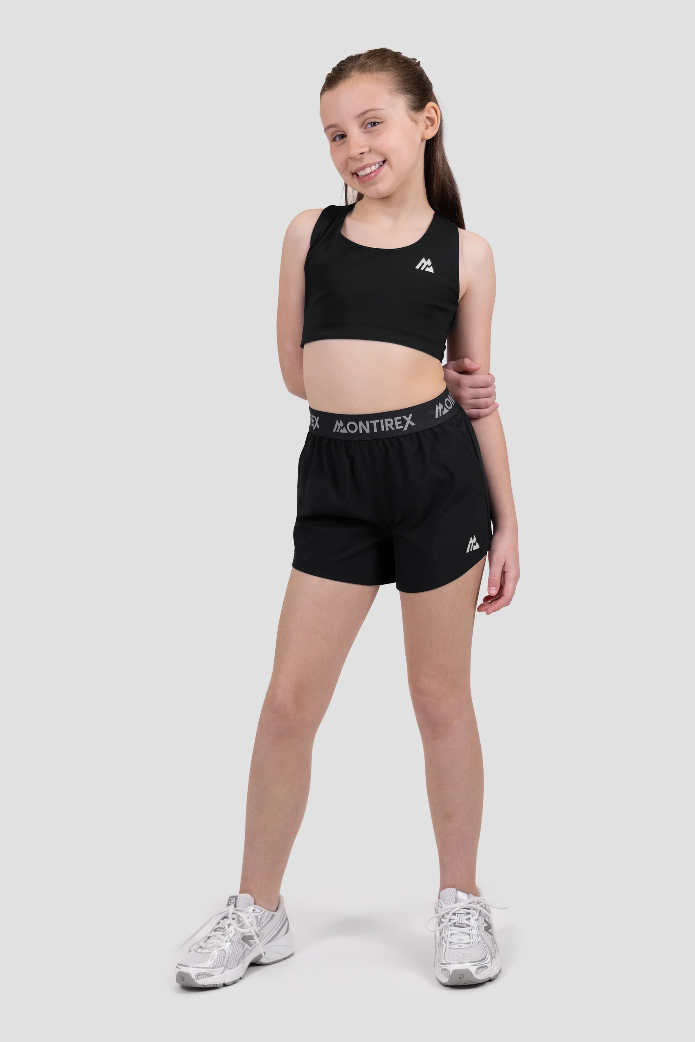 Girls Icon Bra Top - Black - Image 3