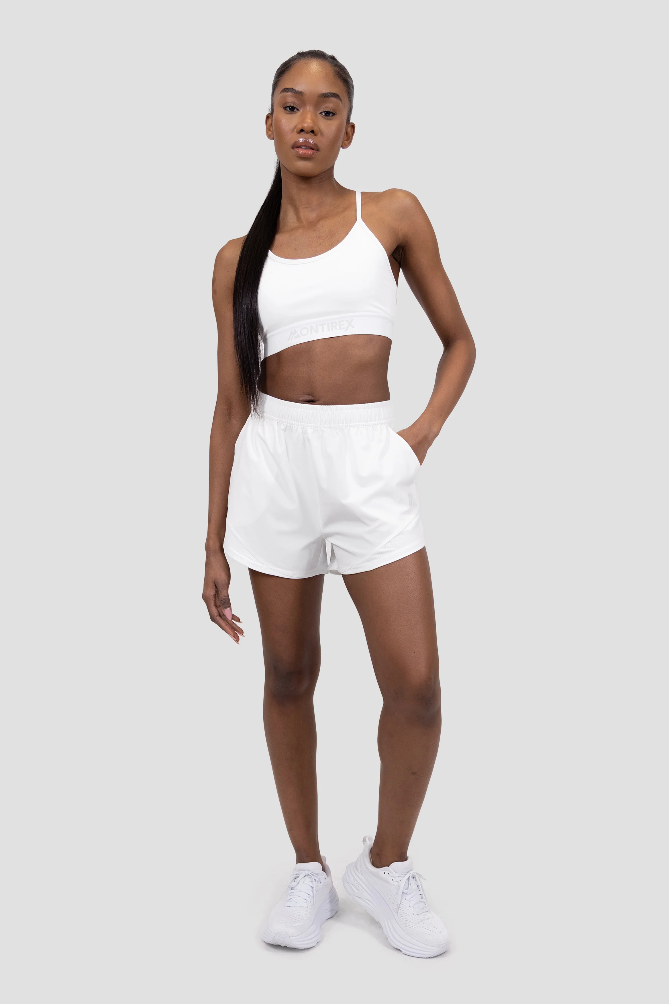 Icon Strappy Bra - White - Image 3