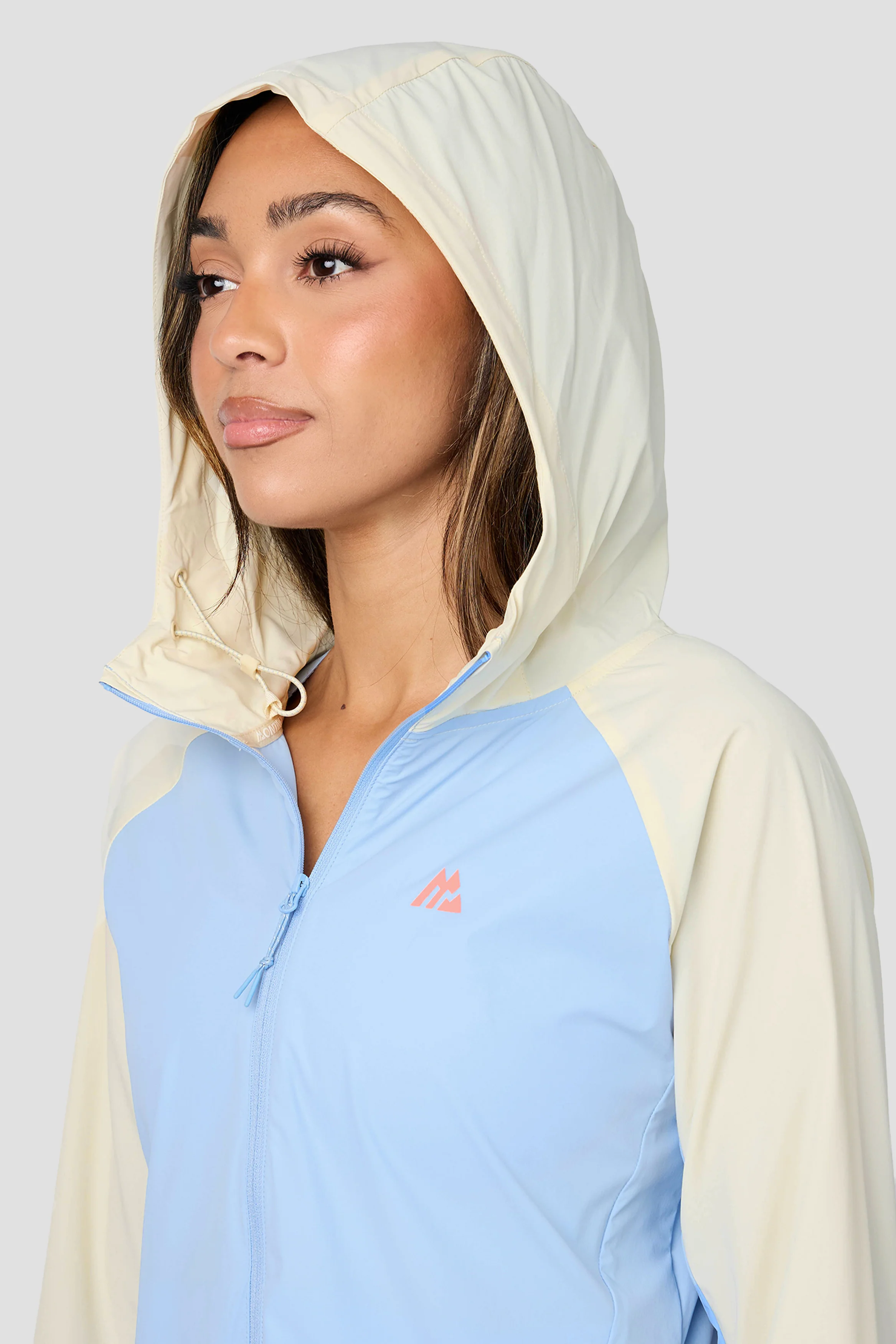 MTX Run Switch Windbreaker - Vanilla Foam/Blissful Blue - Image 6
