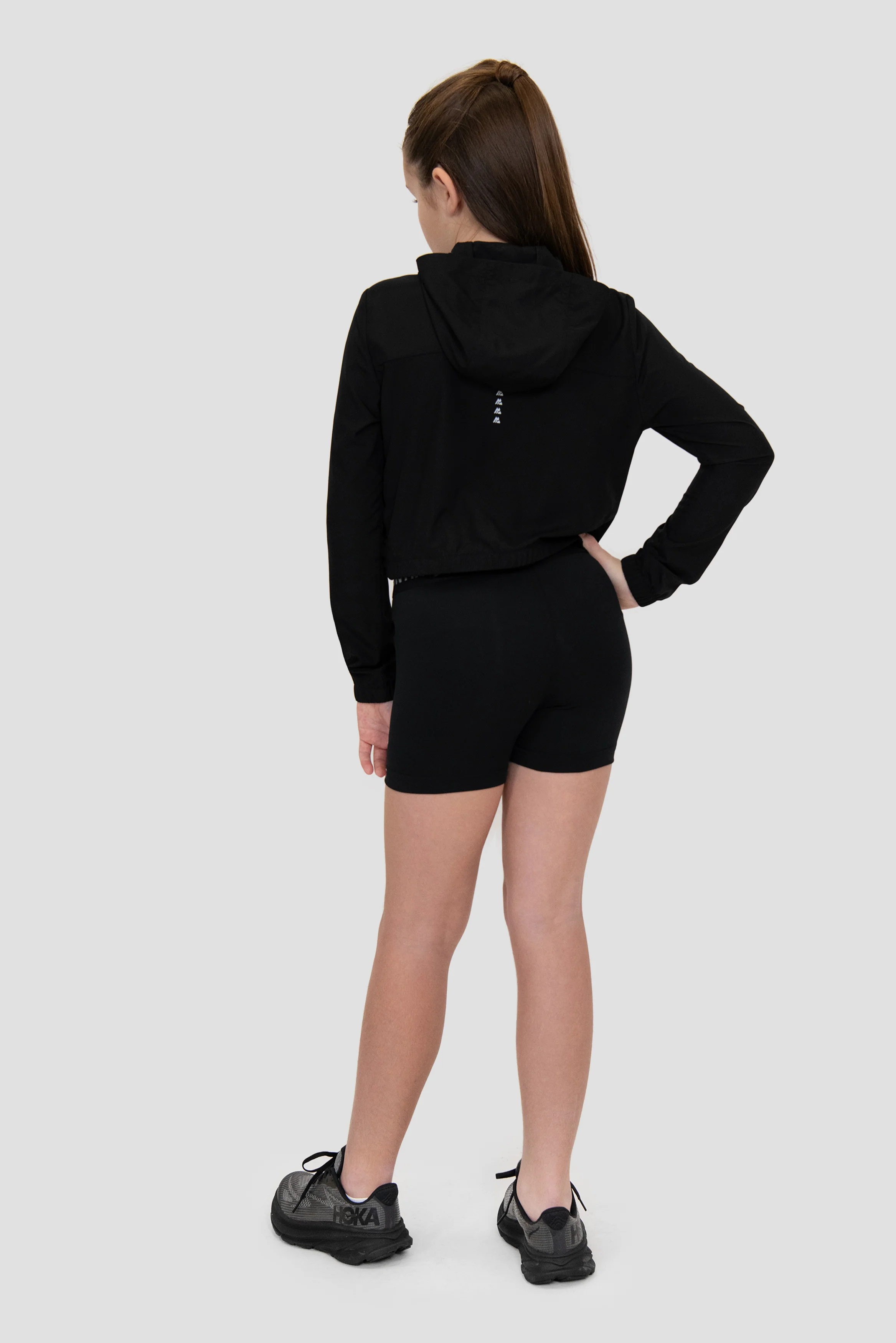 Girls Pace 2.0 Windbreaker - Black - Image 4