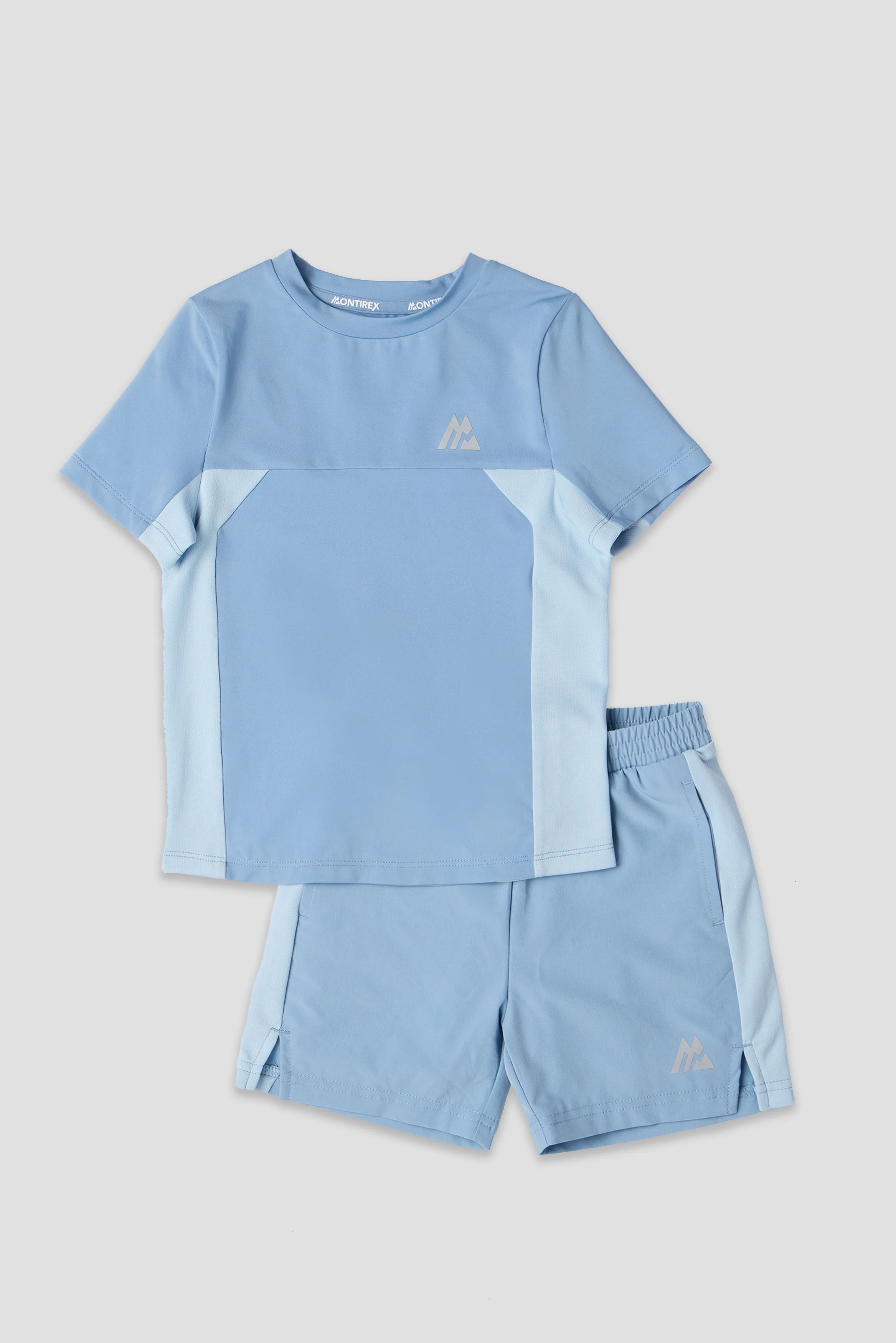 Infant Boys Peak 2.0 T-Shirt/Short Set - Cloudy Blue/Summer Mist - Image 4