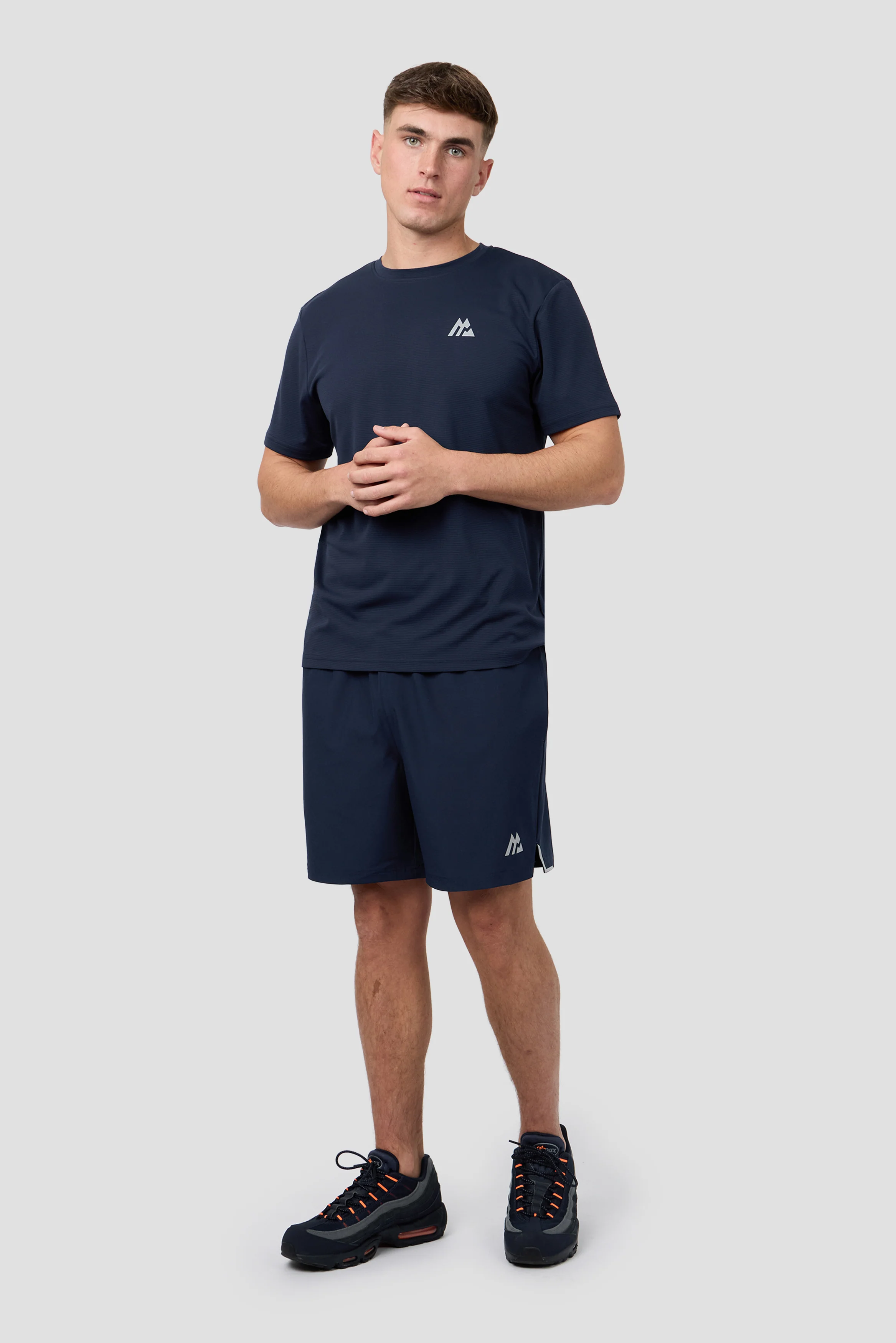 Peak Gridded Polartec® T-Shirt - Midnight Blue - Image 3