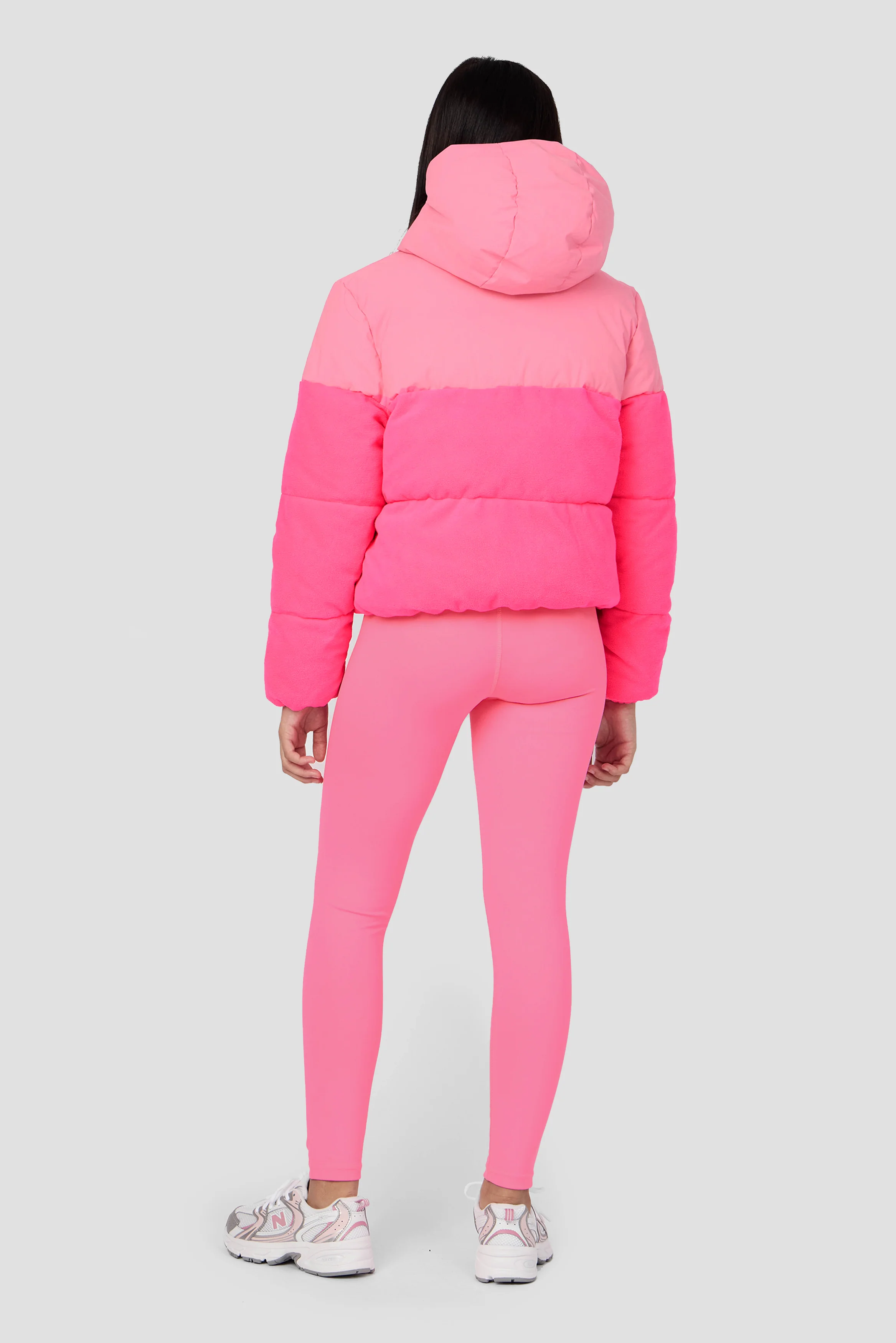 Girls Snowbird Jacket - Framboise/Neon Pink - Image 4