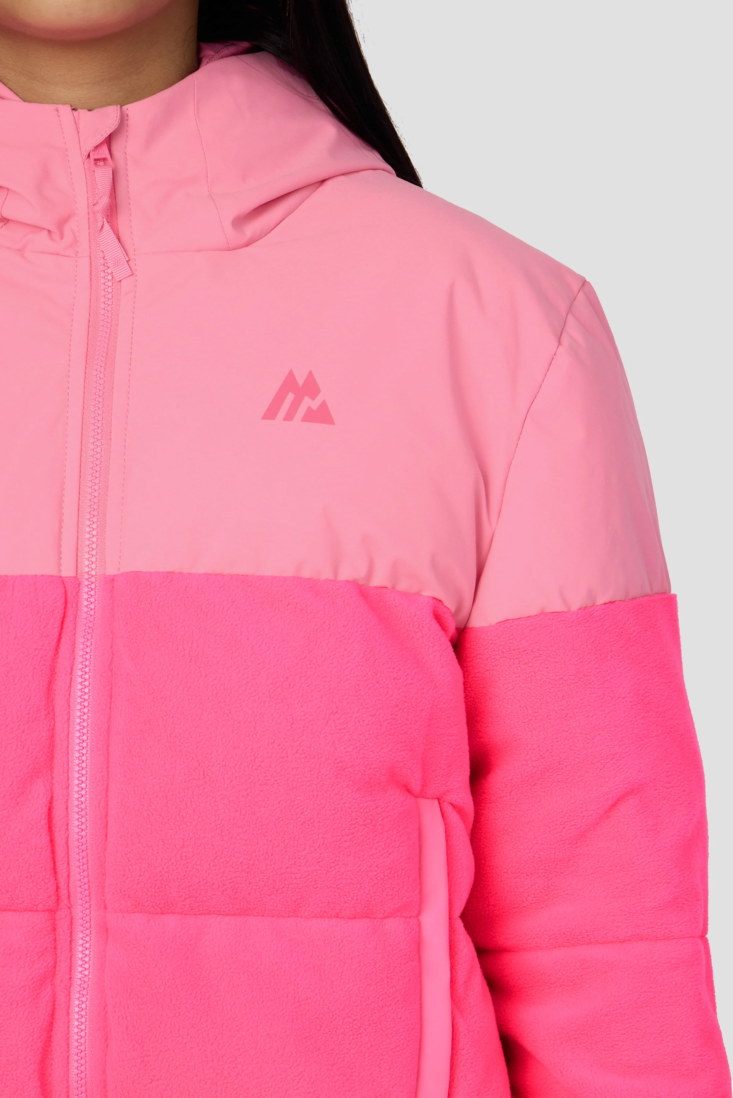 Girls Snowbird Jacket - Framboise/Neon Pink - Image 5