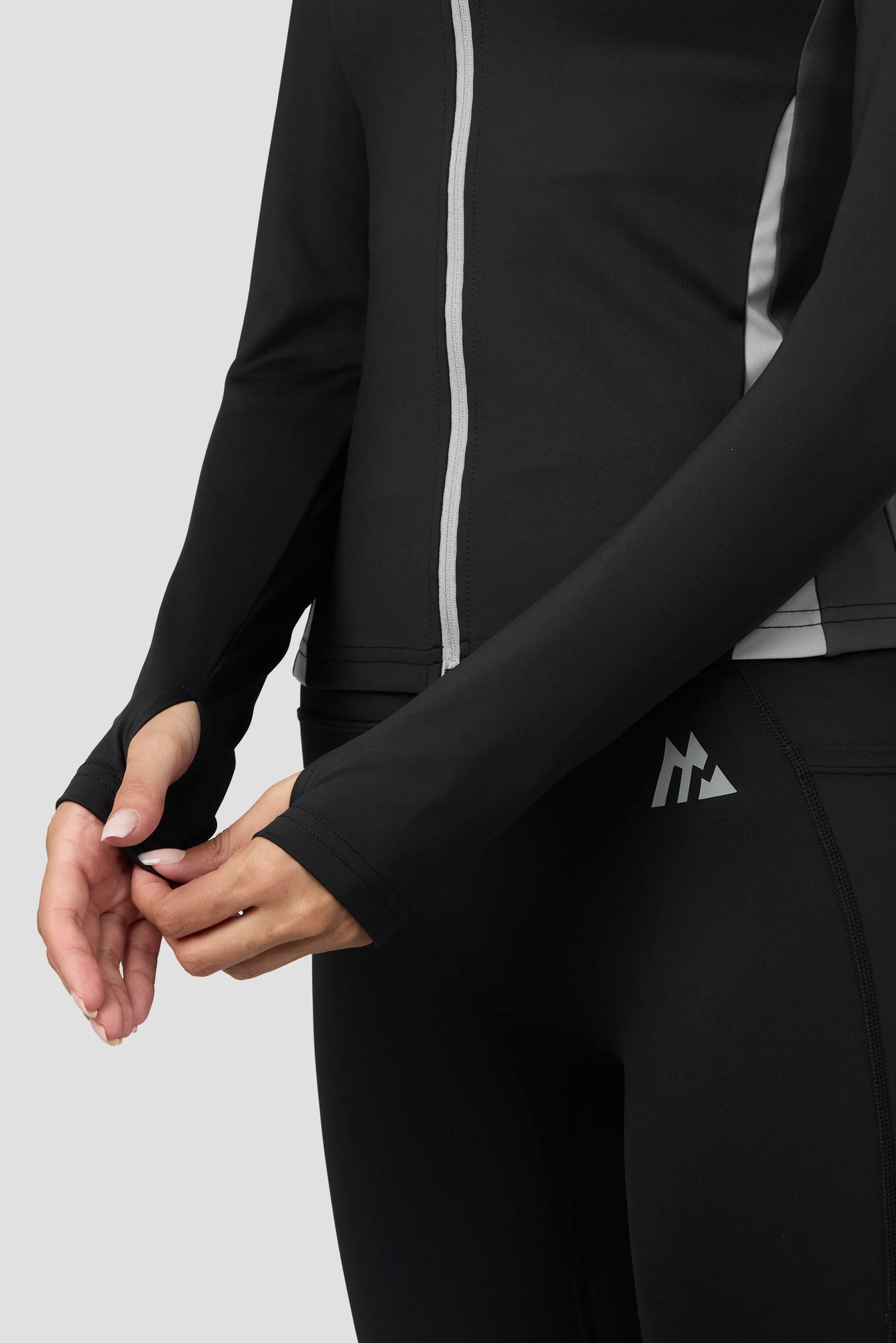 Stride Full Zip Jacket - Black/Basalt/Asphalt - Image 6