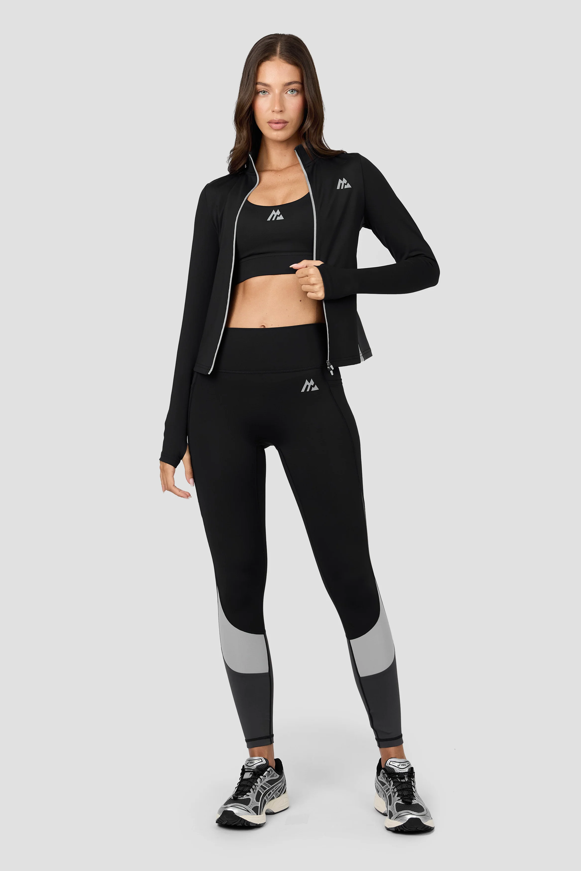 Stride Full Zip Jacket - Black/Basalt/Asphalt - Image 7