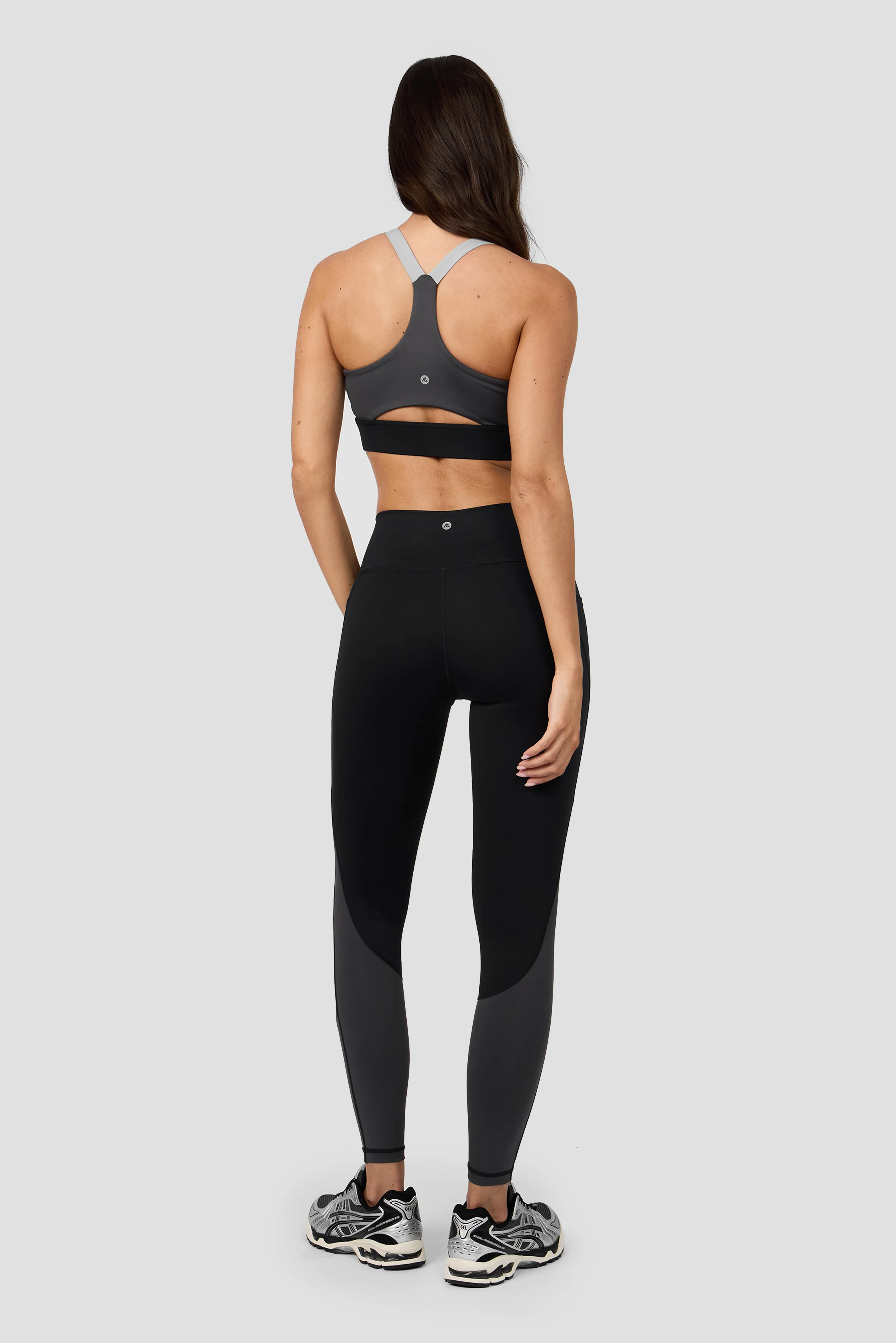 Stride Sports Bra - Black/Basalt/Asphalt - Image 4