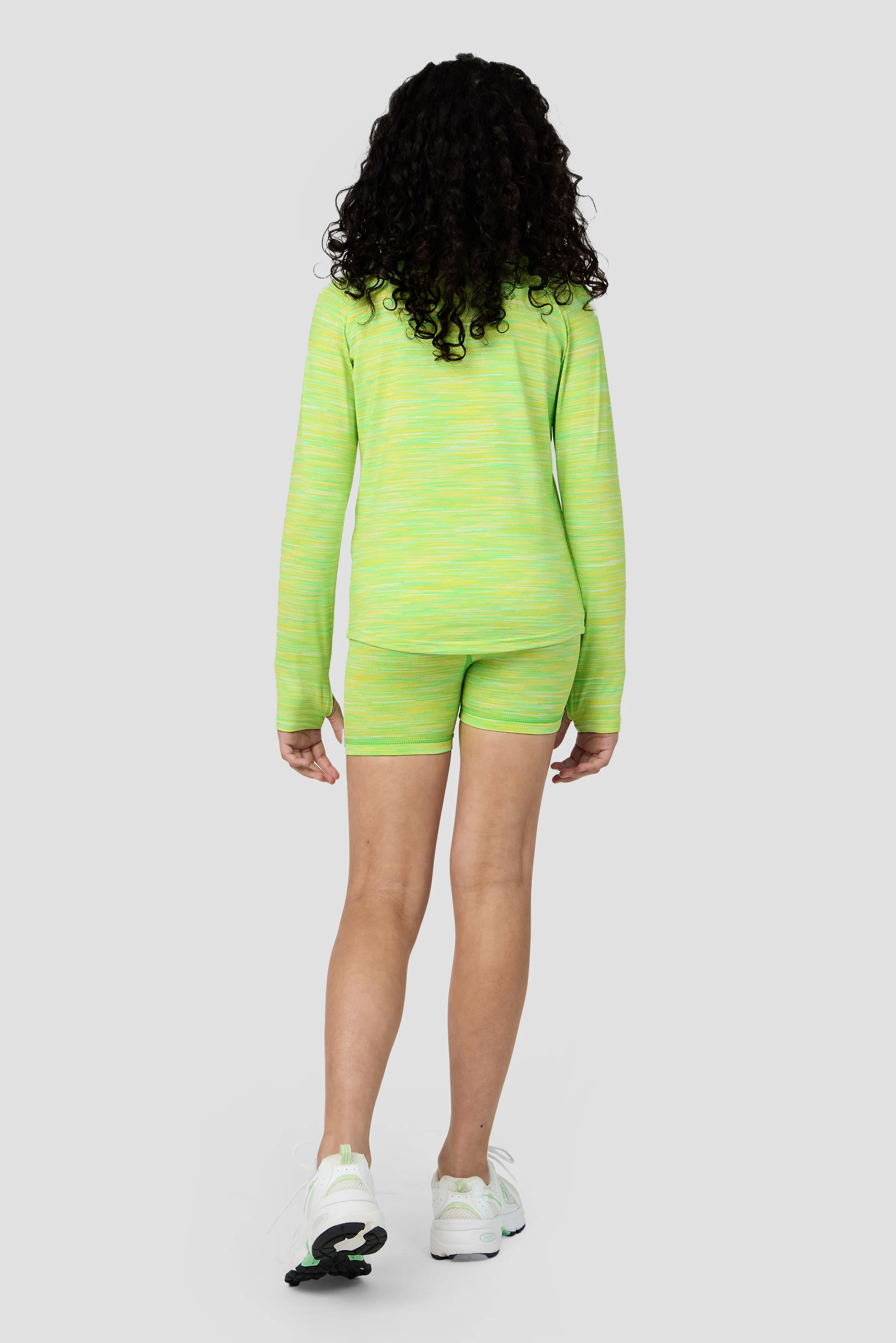 Girls Trail 1/4 Zip - Green Multi - Image 4