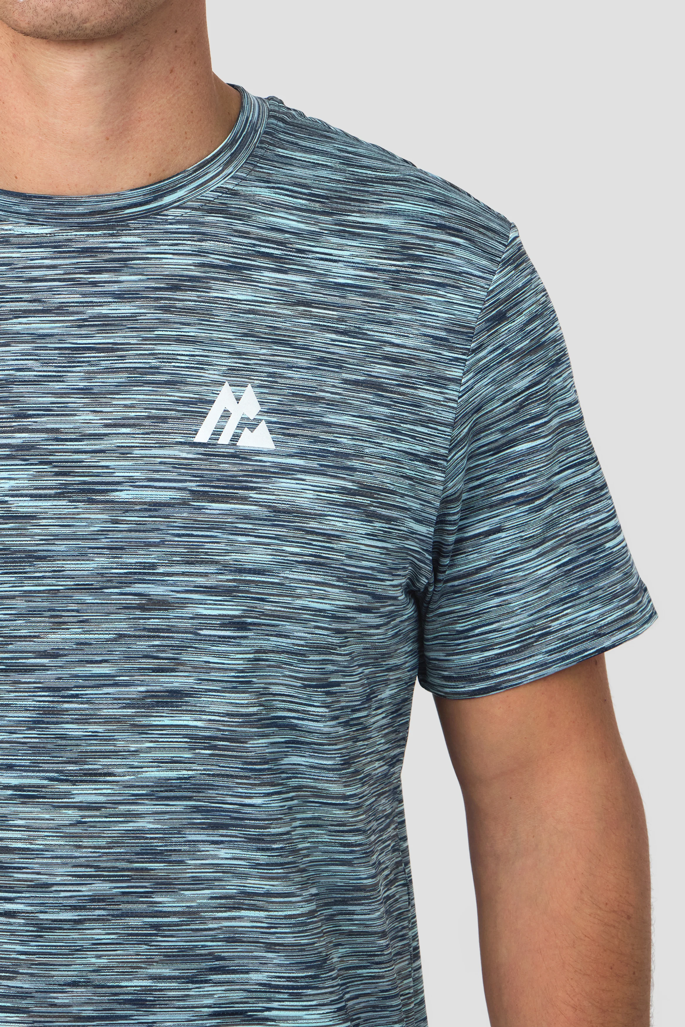 Trail T-Shirt - Grey/Blue/Navy - Image 5