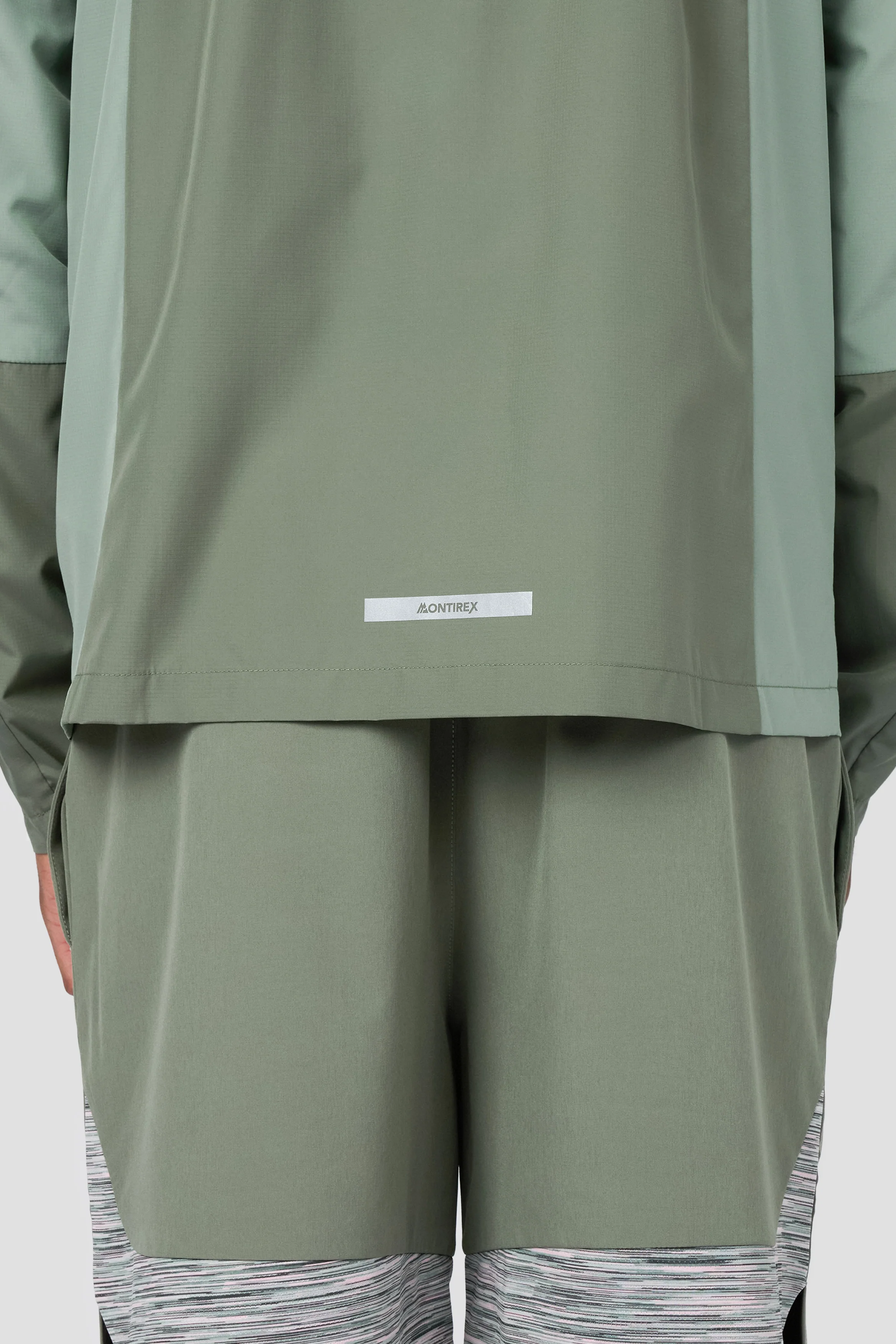 Trail Windbreaker - Green Slate/Pink - Image 7