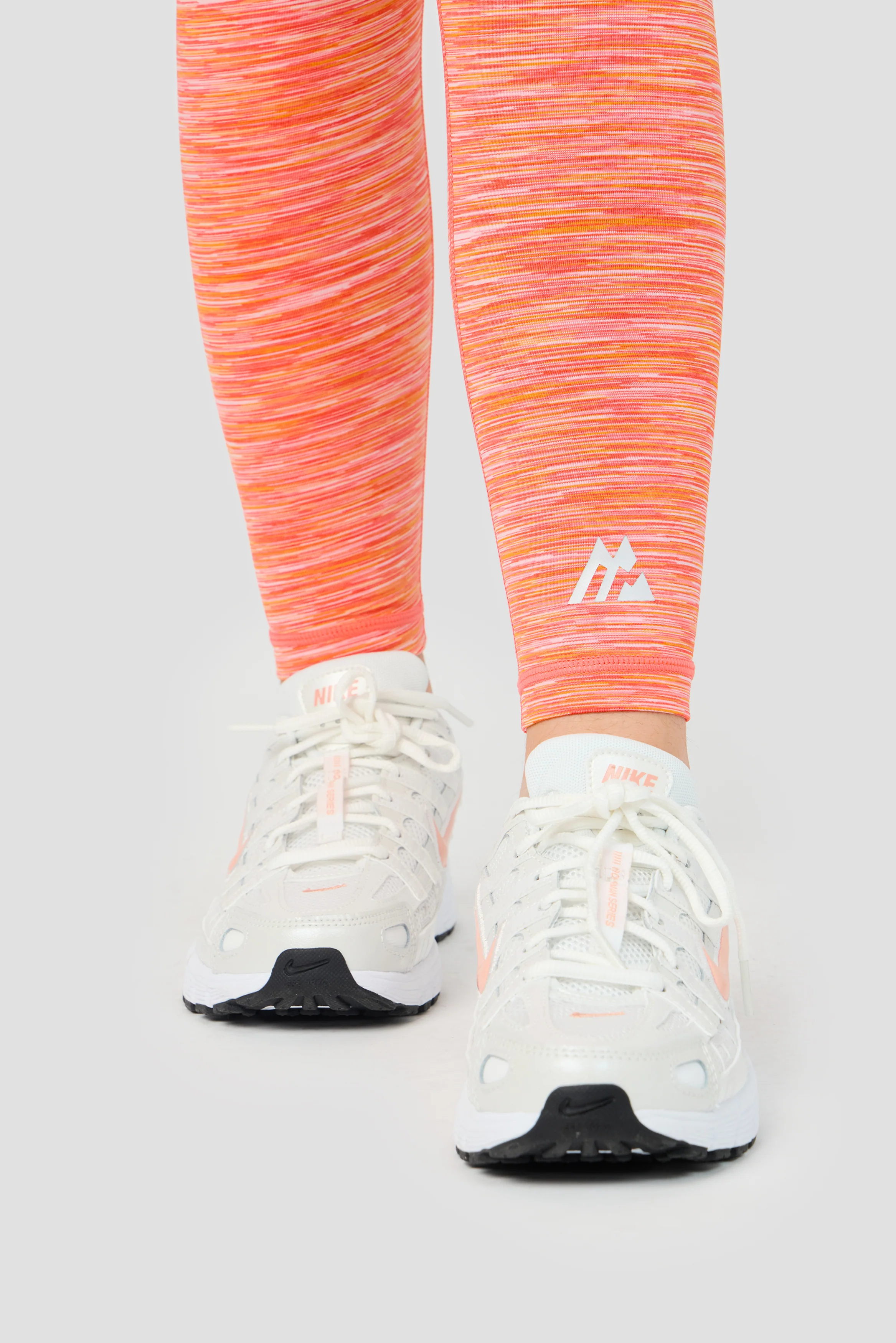Girls Trail Icon Legging - Orange/Pink - Image 7