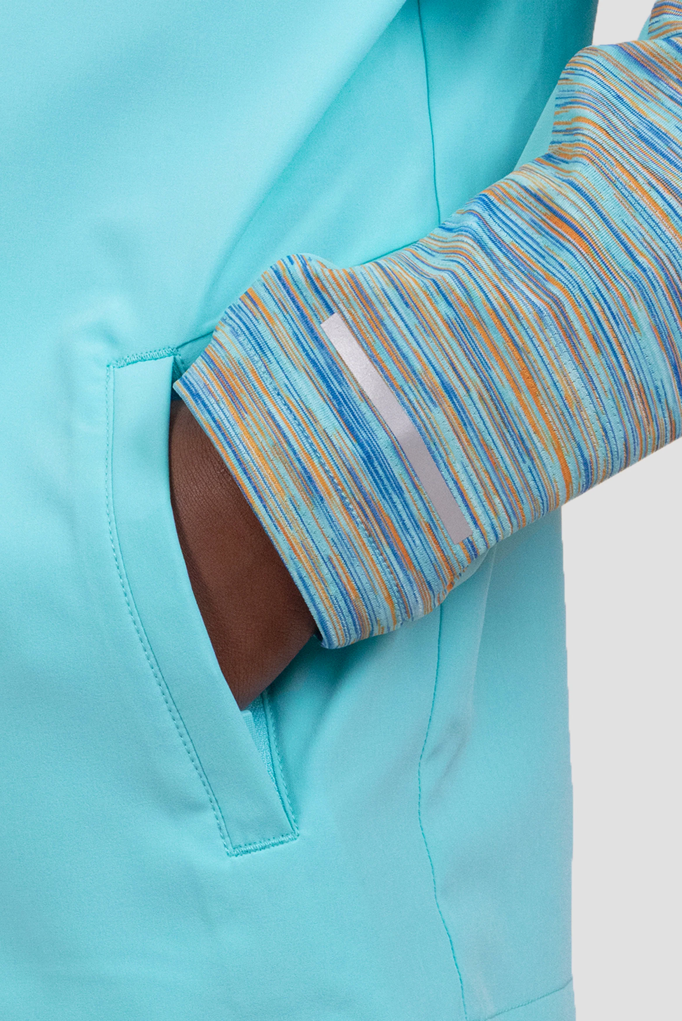 Boys Trail Windbreaker - Blue/Orange - Image 8