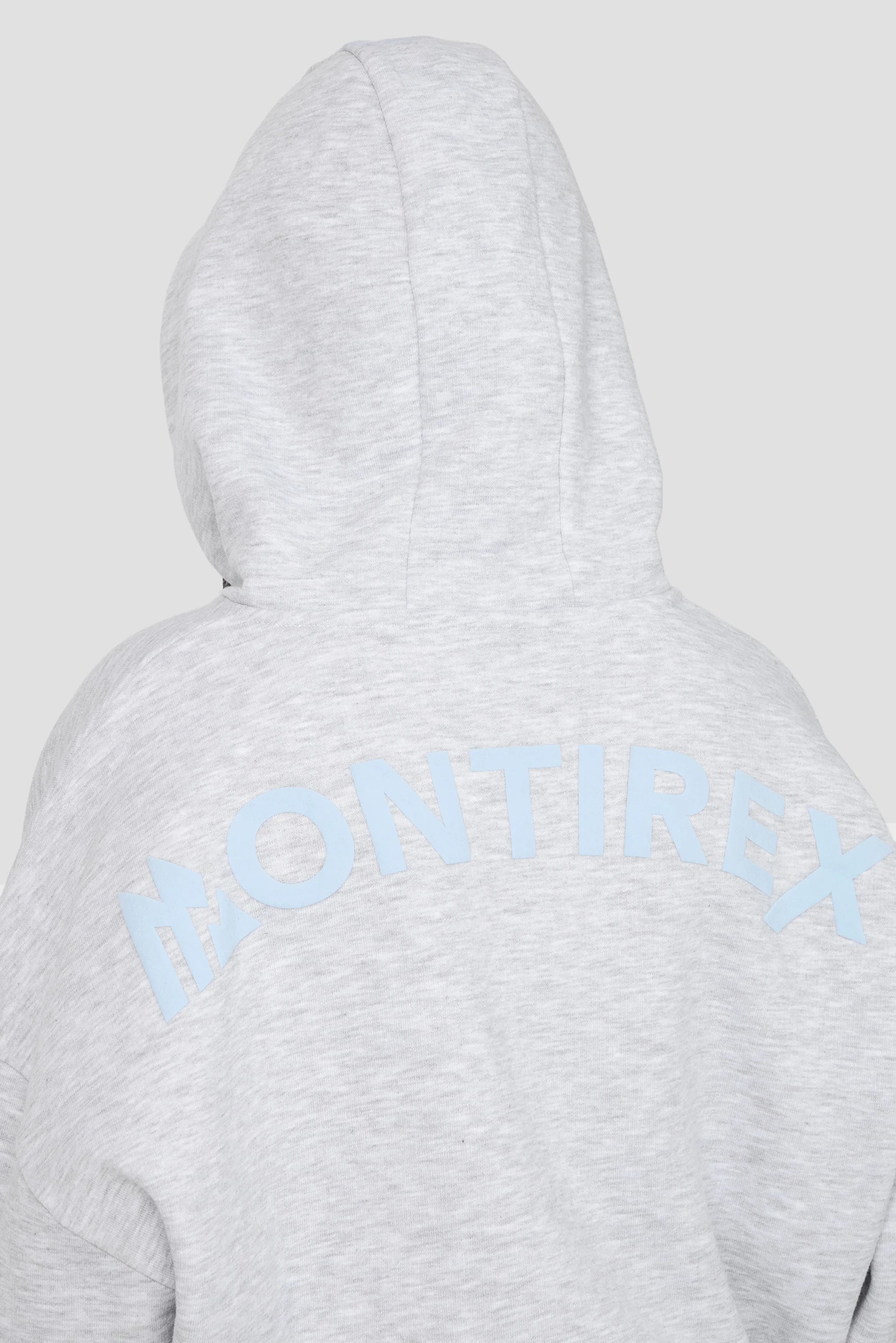 Girls Vibe Hood - Light Smoke Grey Marl/Misty Blue - Image 6