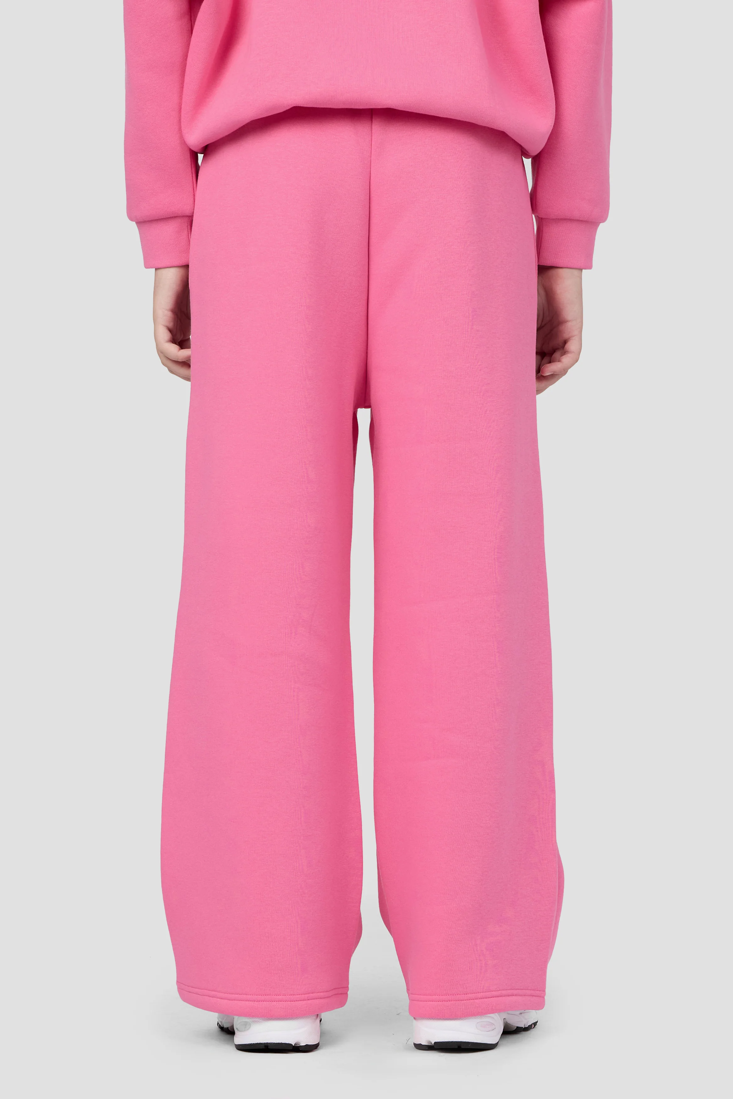 Girls Vibe Wide Leg Jogger - Framboise - Image 4