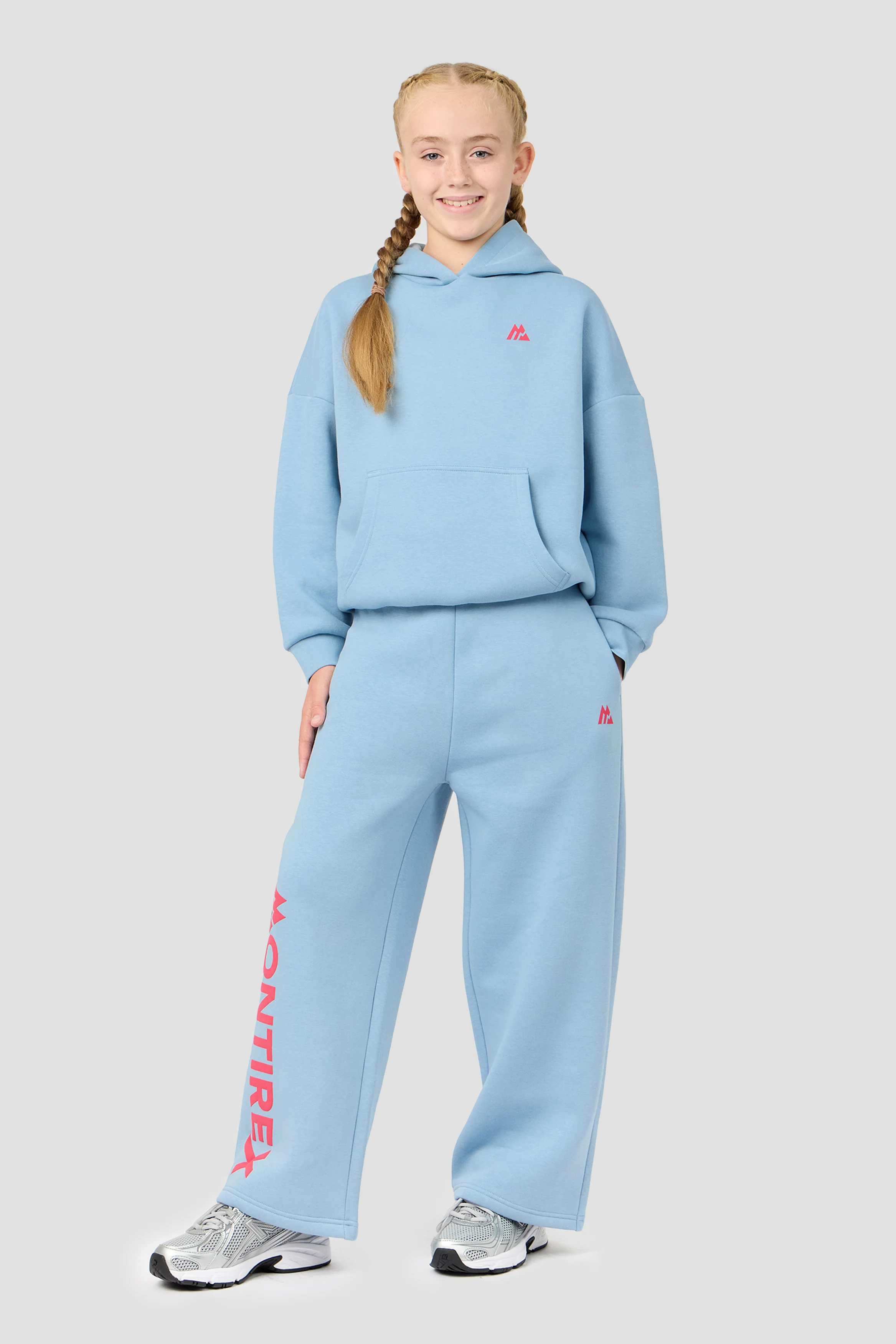 Girls Vibe Wide Leg Jogger - Fresh Water - Image 5