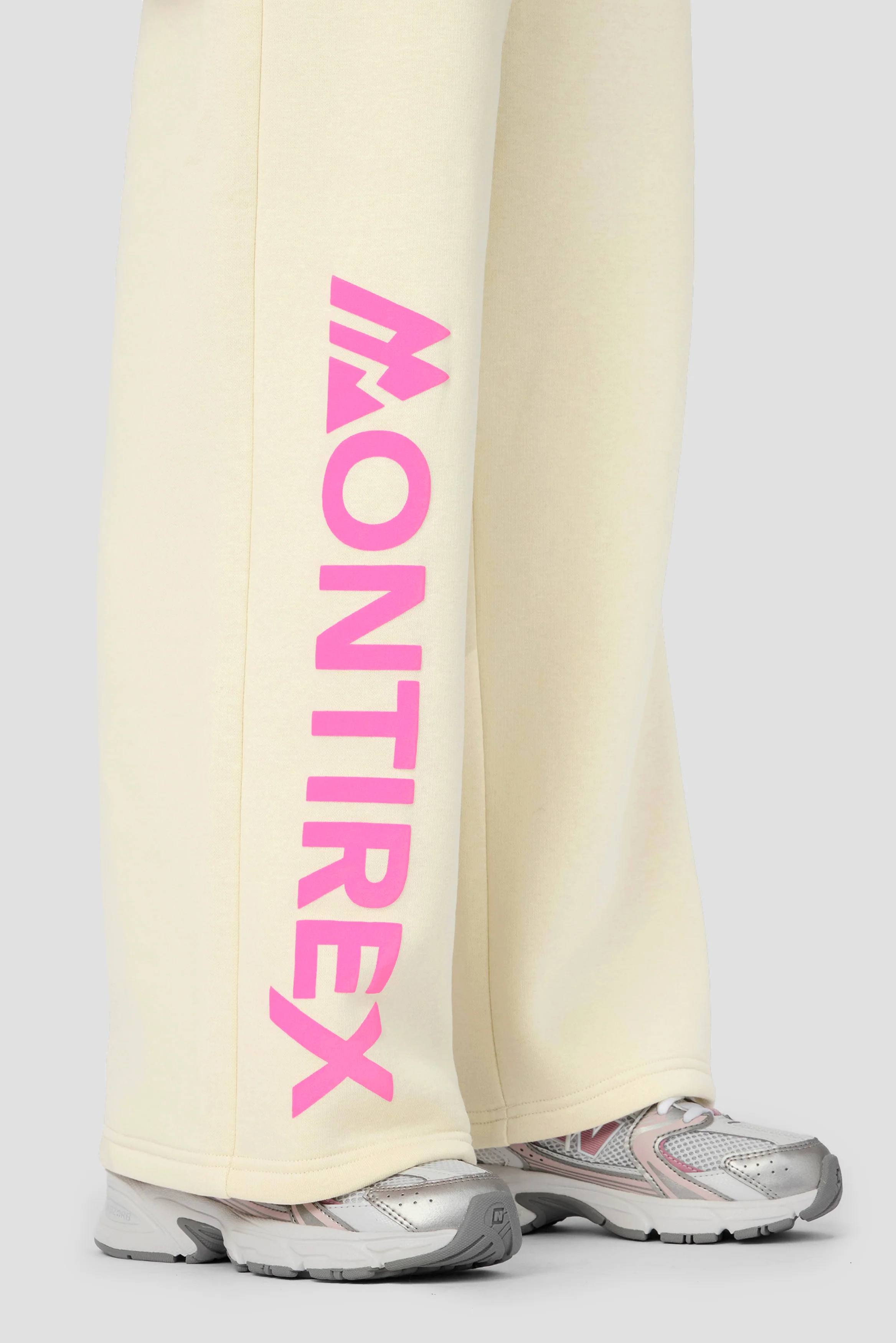 Girls Vibe Wide Leg Jogger - Vanilla Foam - Image 8