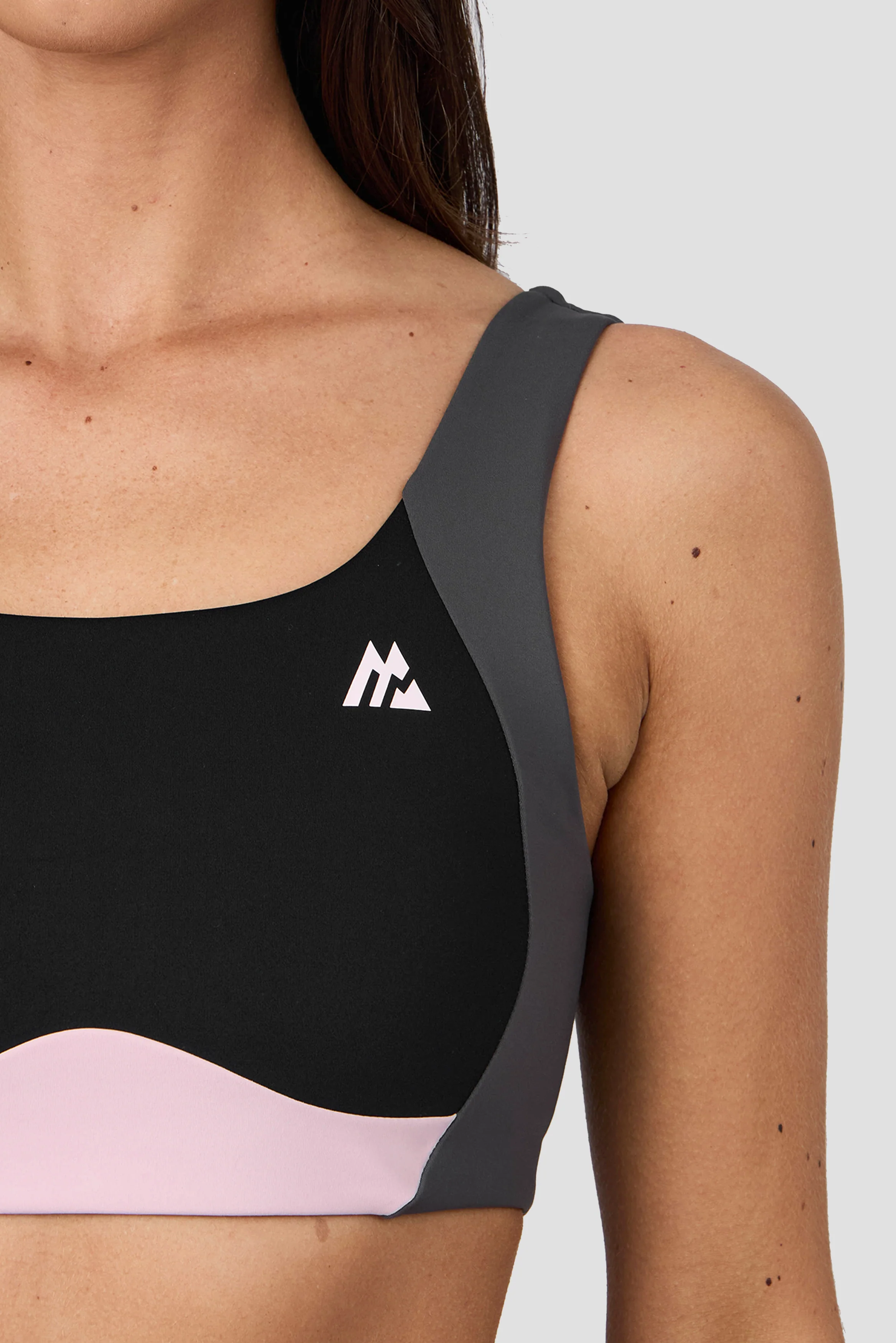 Vision Bra - Black/Asphalt/Light Pink - Image 4