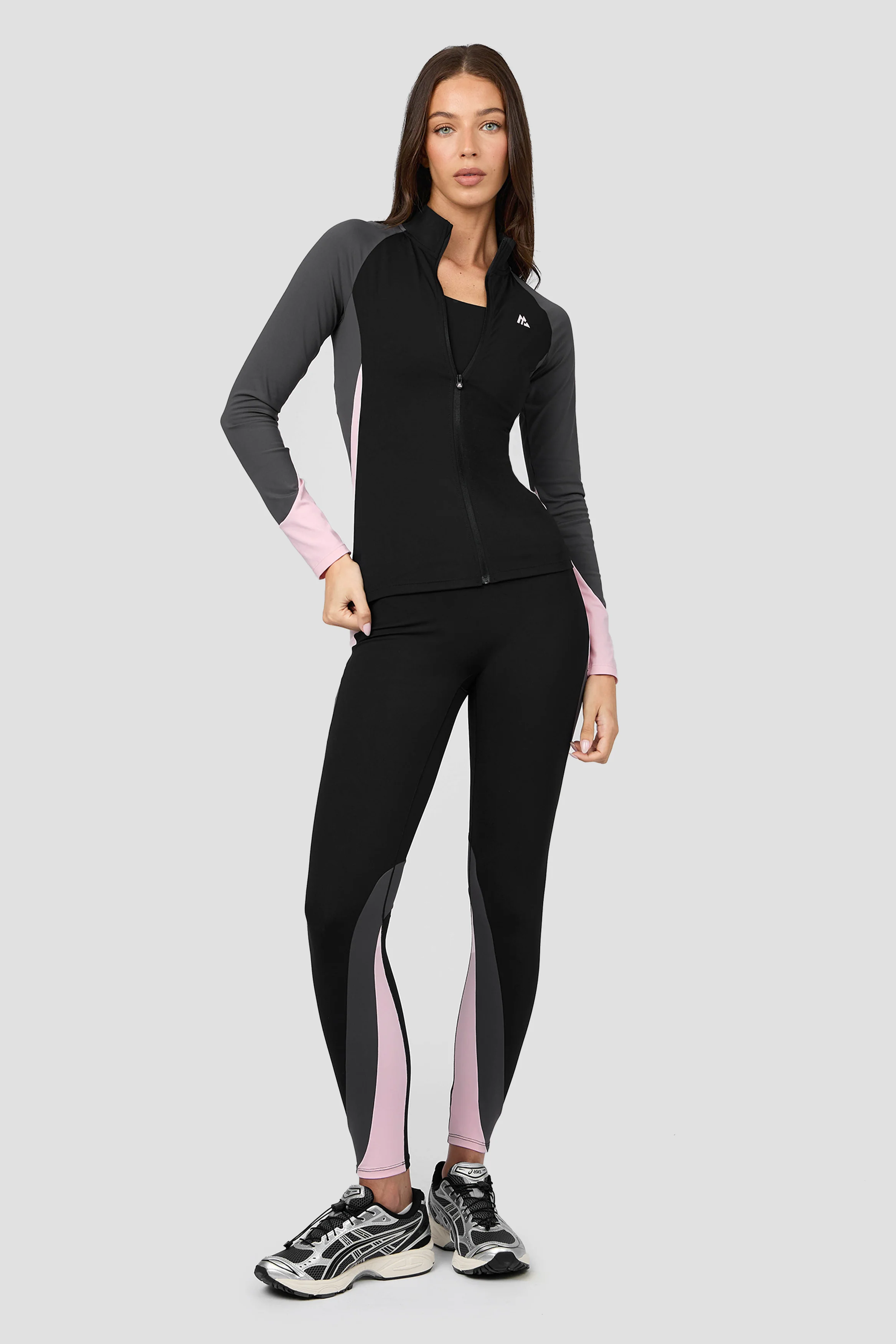 Vision Full Zip - Black/Asphalt/Light Pink - Image 3