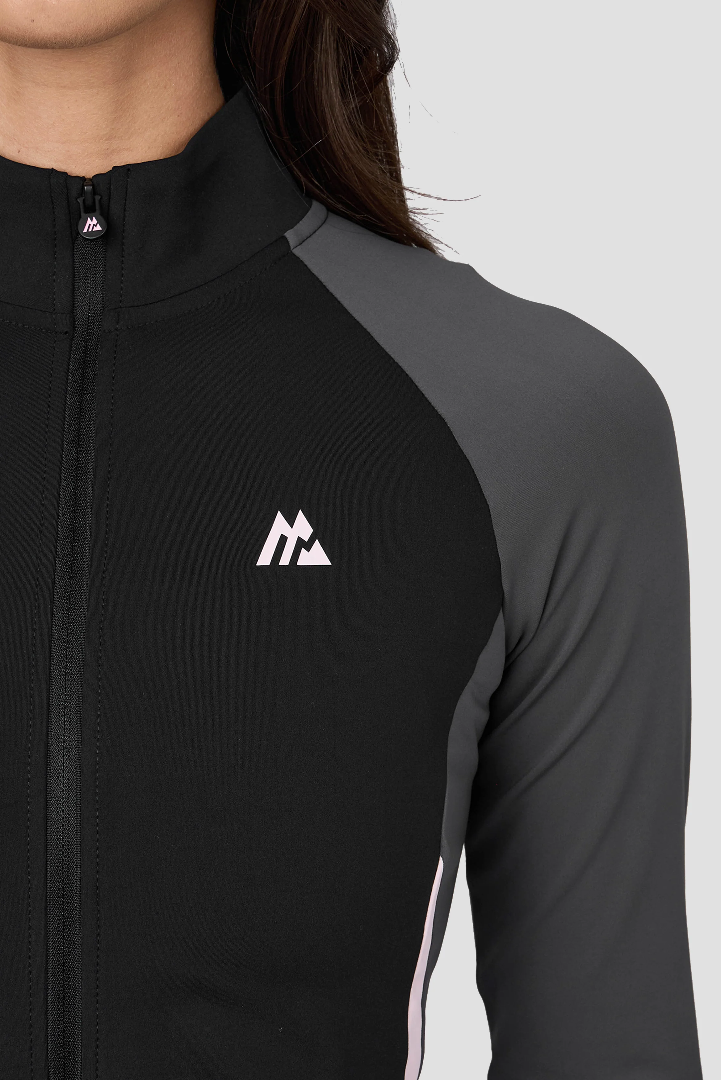 Vision Full Zip - Black/Asphalt/Light Pink - Image 5